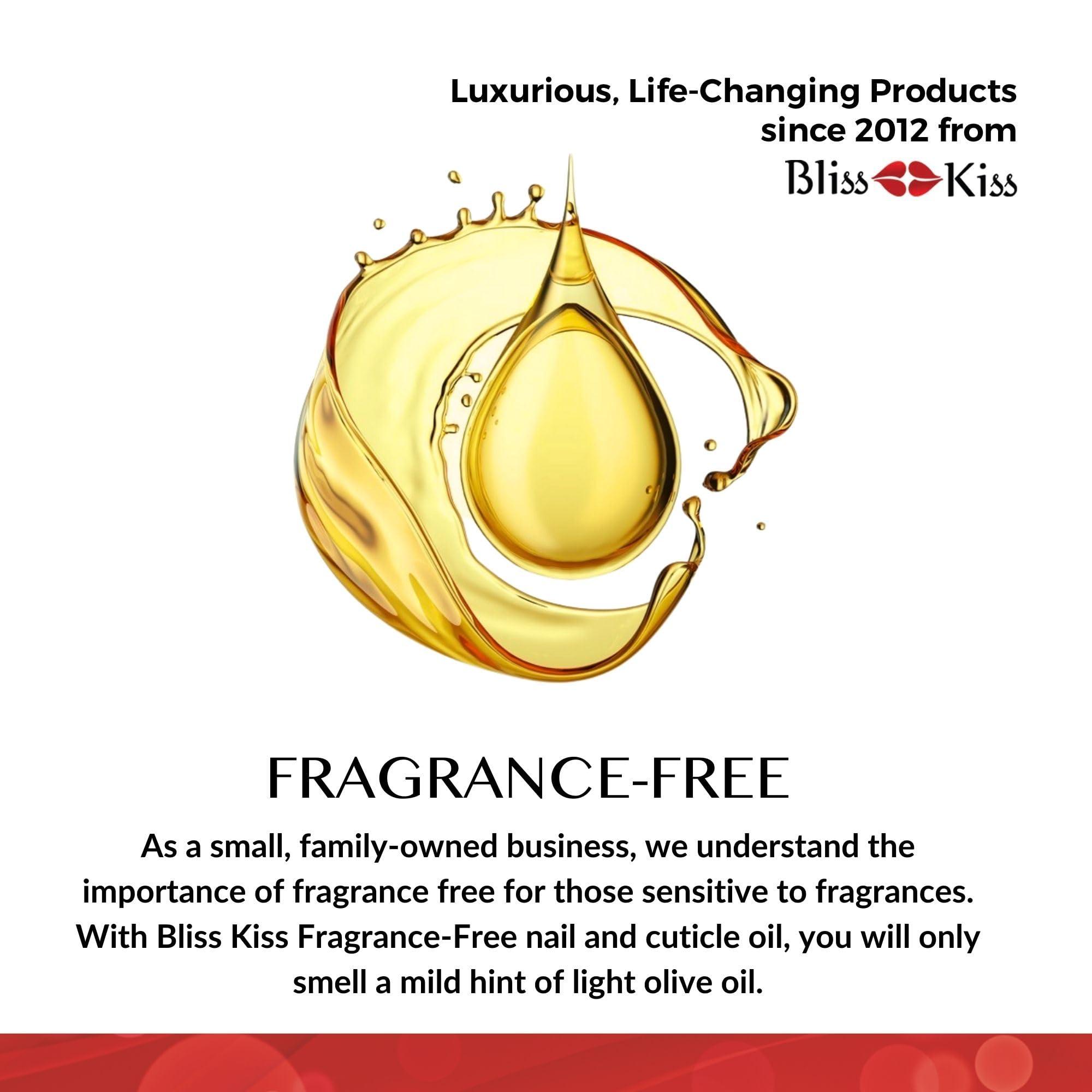 Bliss Kiss | Fragrance Free | Nail Oil Cuticle Dropper w/Vitamin E & Jojoba⏤Nail Strengthener Nail Growth Oil and Serum for Brittle Peeling Breaking Thin Nails | 0.5oz | - Image 7