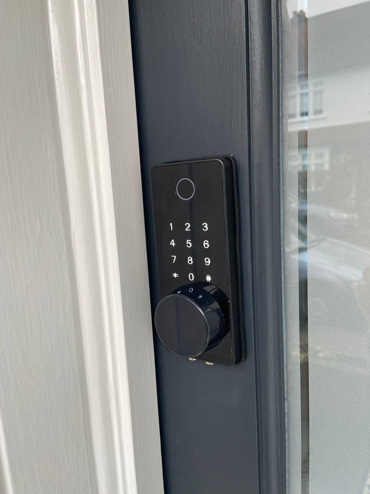 LOCKSTAR® Smart Door Lock • Keyless Entry Deadbolt Door Lock • Multiple Entry Methods – APP • Fingerprint Touch ID • Keypad Code • Card FOB • Traditional Key • Smart Home Devices - Image 7