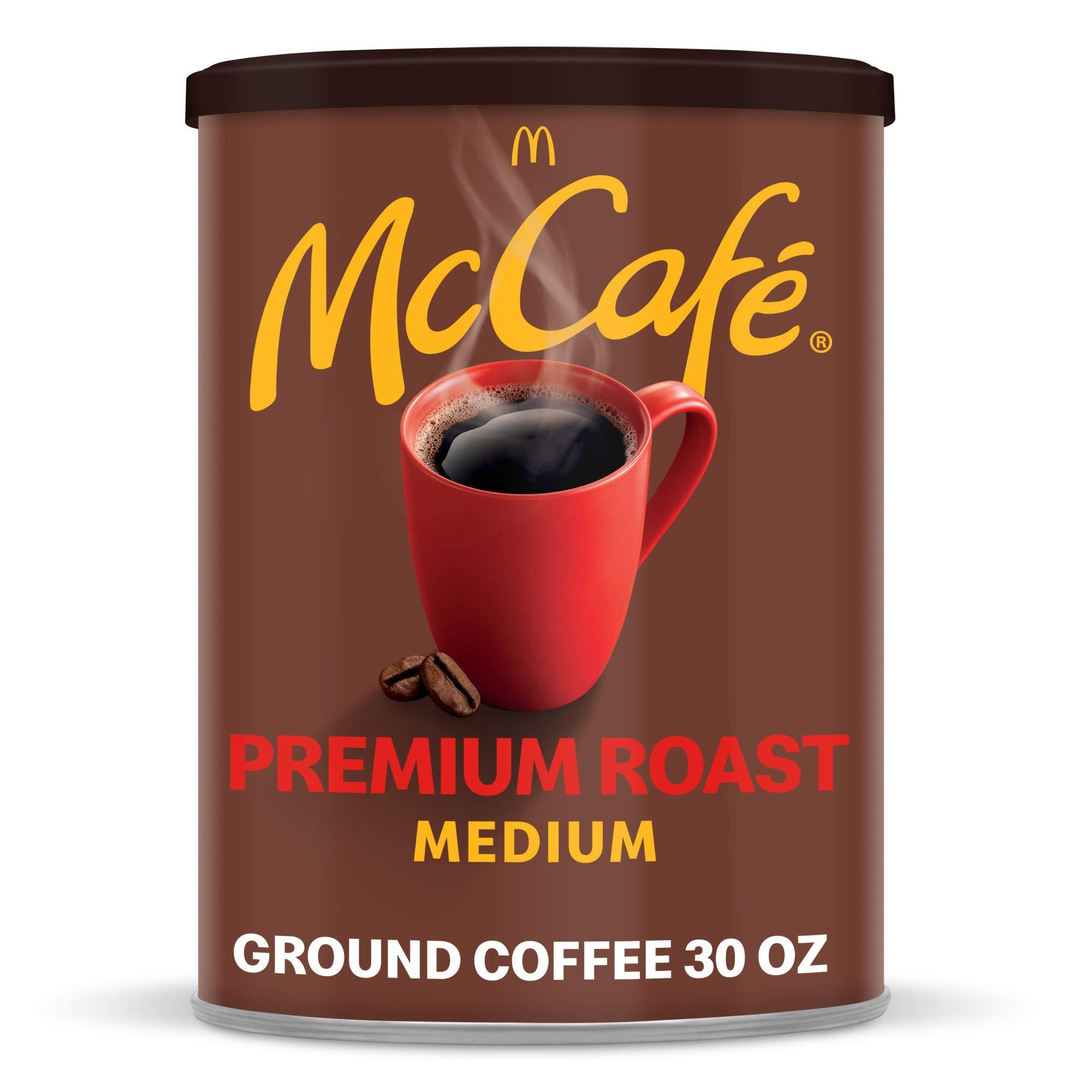 McCafe Premium Roast, Medium Roast Ground Coffee, 30 oz Canister - Image 1