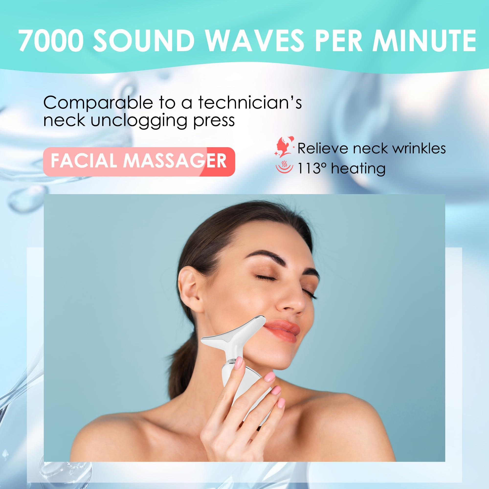 Facial Massager Red-Light-Therapy-for-Face and Neck, Face 𝖲 culpting Wand with 7 Color - Image 6
