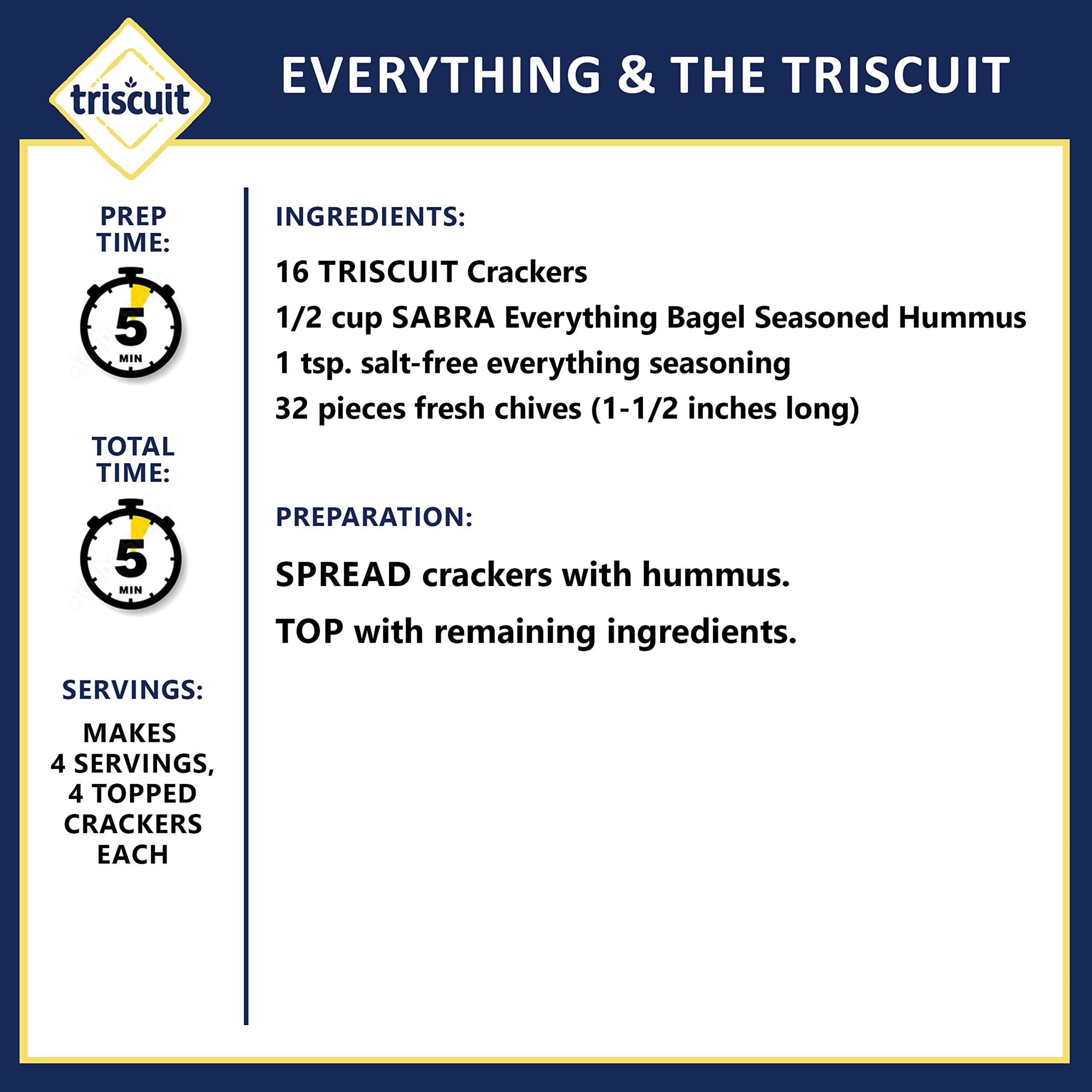 Triscuit Whole Grain Wheat Crackers 4 Flavor Variety Pack, Lunch Snacks, Bulk Snack Crackers, 4 Boxes - Image 12