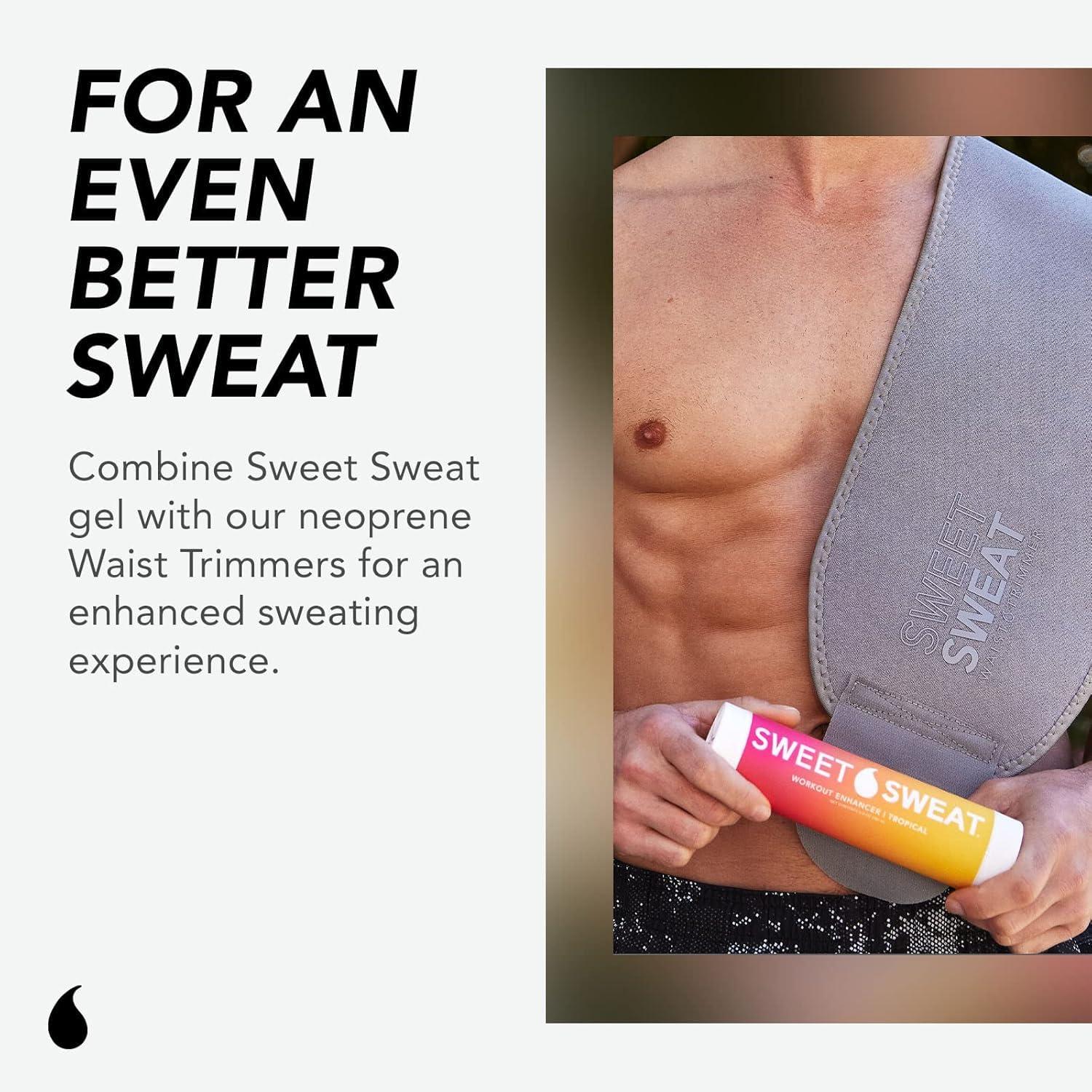 Sports Research® Sweet Sweat Waist Trimmer - Premium Sweat Enhancing Fitness Belt for Women & Men - 5 Adjustable Sizes - Image 4