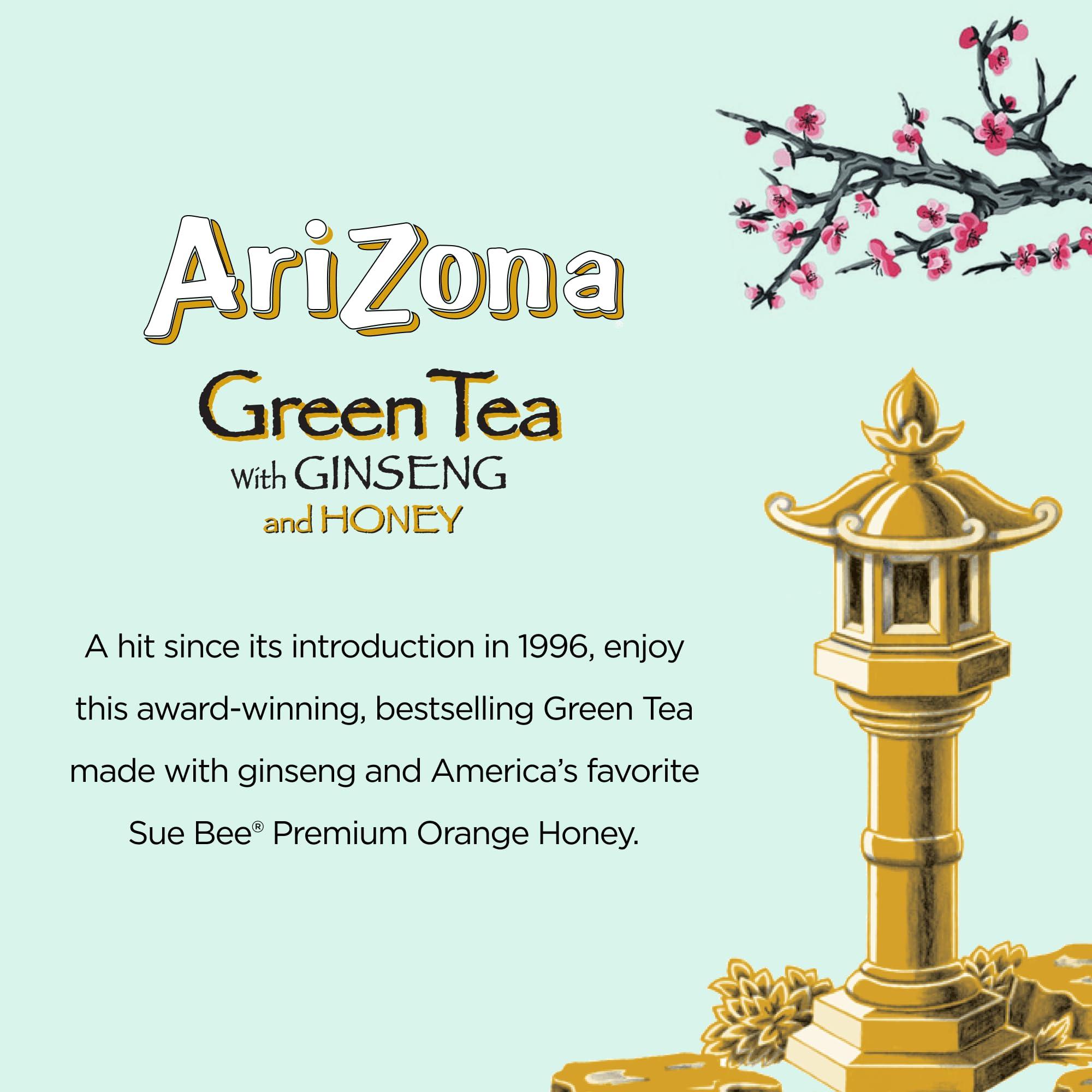 AriZona Green Tea with Ginseng and Honey - Big Can, 22 Fl Oz (Pack of 12) - Image 4