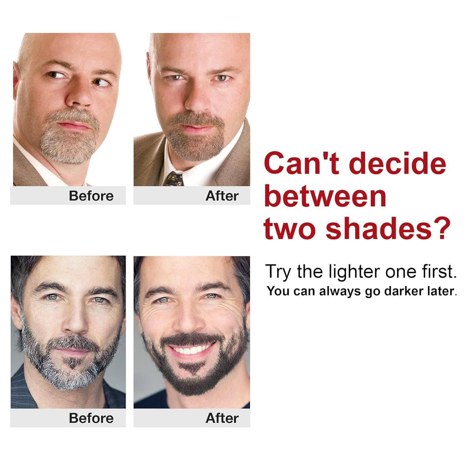 Godefroy Barbers Choice 3 Application Beard and Mustache Dye For Men, 6 weeks of Cover For Gray Facial Hair, Jet Black - Image 4