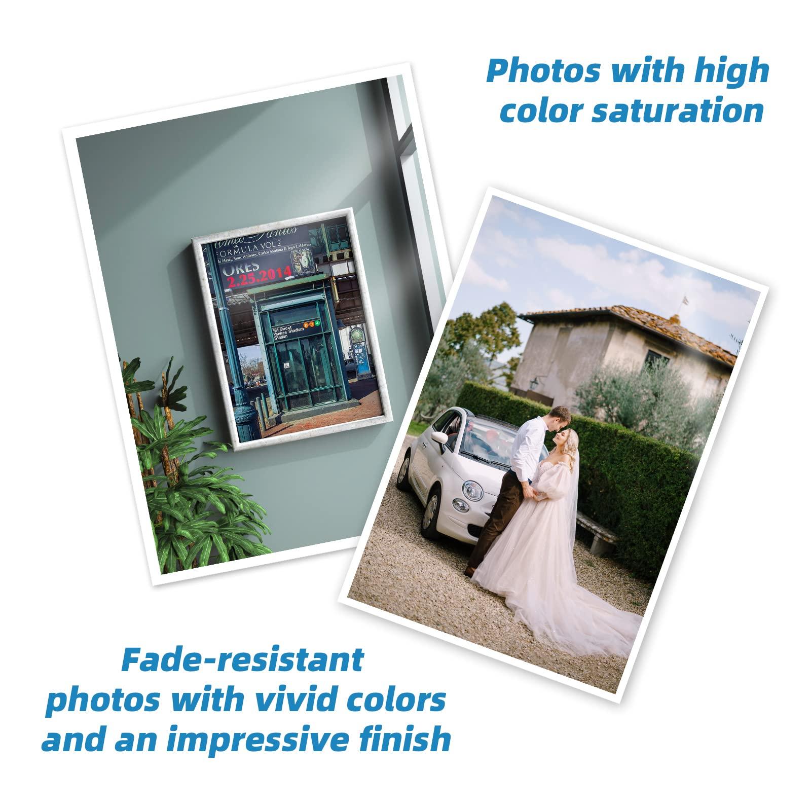 Uinkit 100 sheets Brochure Paper Glossy Double Sided 8.5x11 Inkjet 37lb 140gsm Dye ink Thin Photo Picture Flyer Calendar Magazine CD Cover letter - Image 6