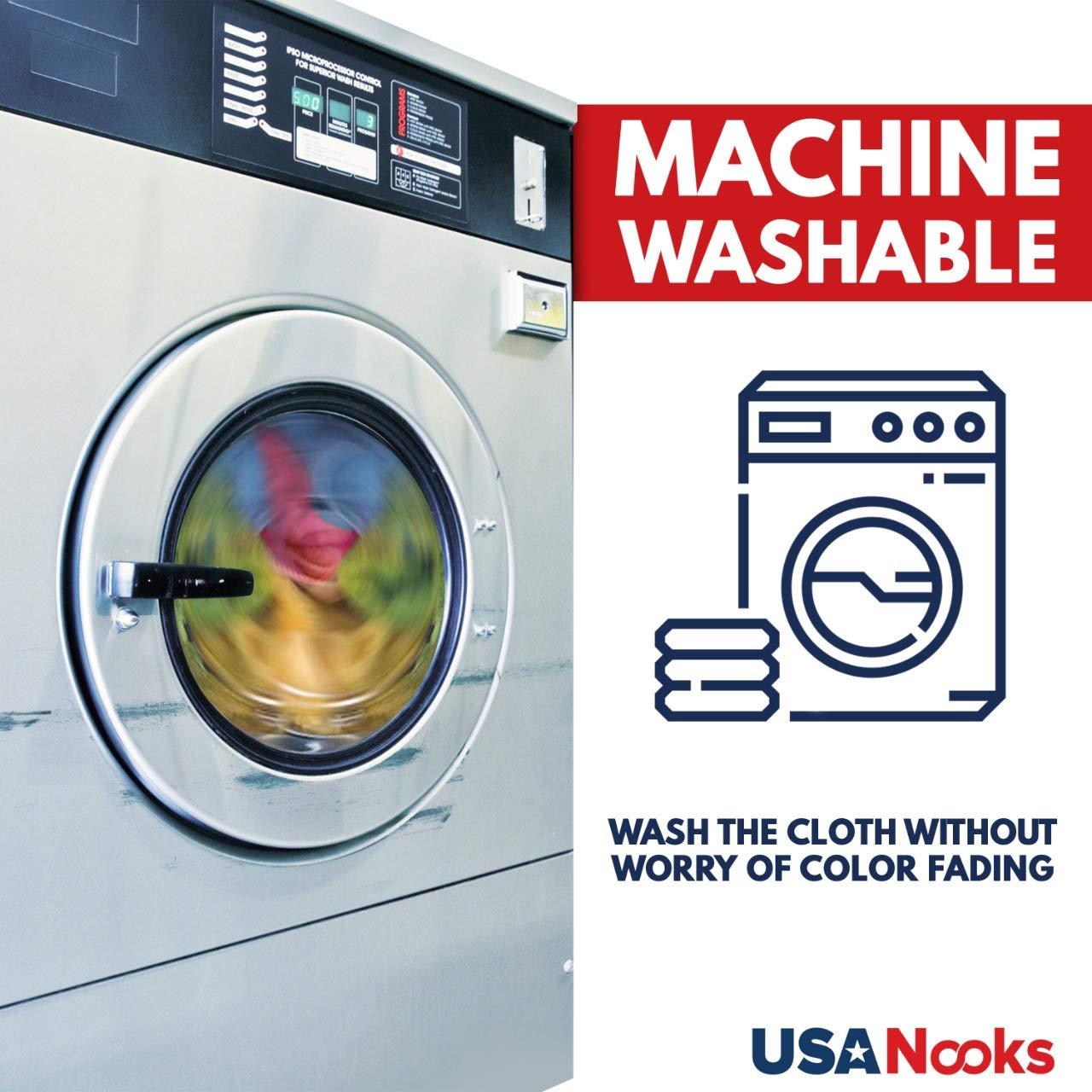 USANOOKS Microfiber Cleaning Cloth Grey - 12 Pcs (12.5"x12.5") - High Performance - 1200 Washes, Ultra Absorbent Microfiber Towel Weave Grime & Liquid for Streak-Free Mirror Shine - Car Washing Cloth - Image 5
