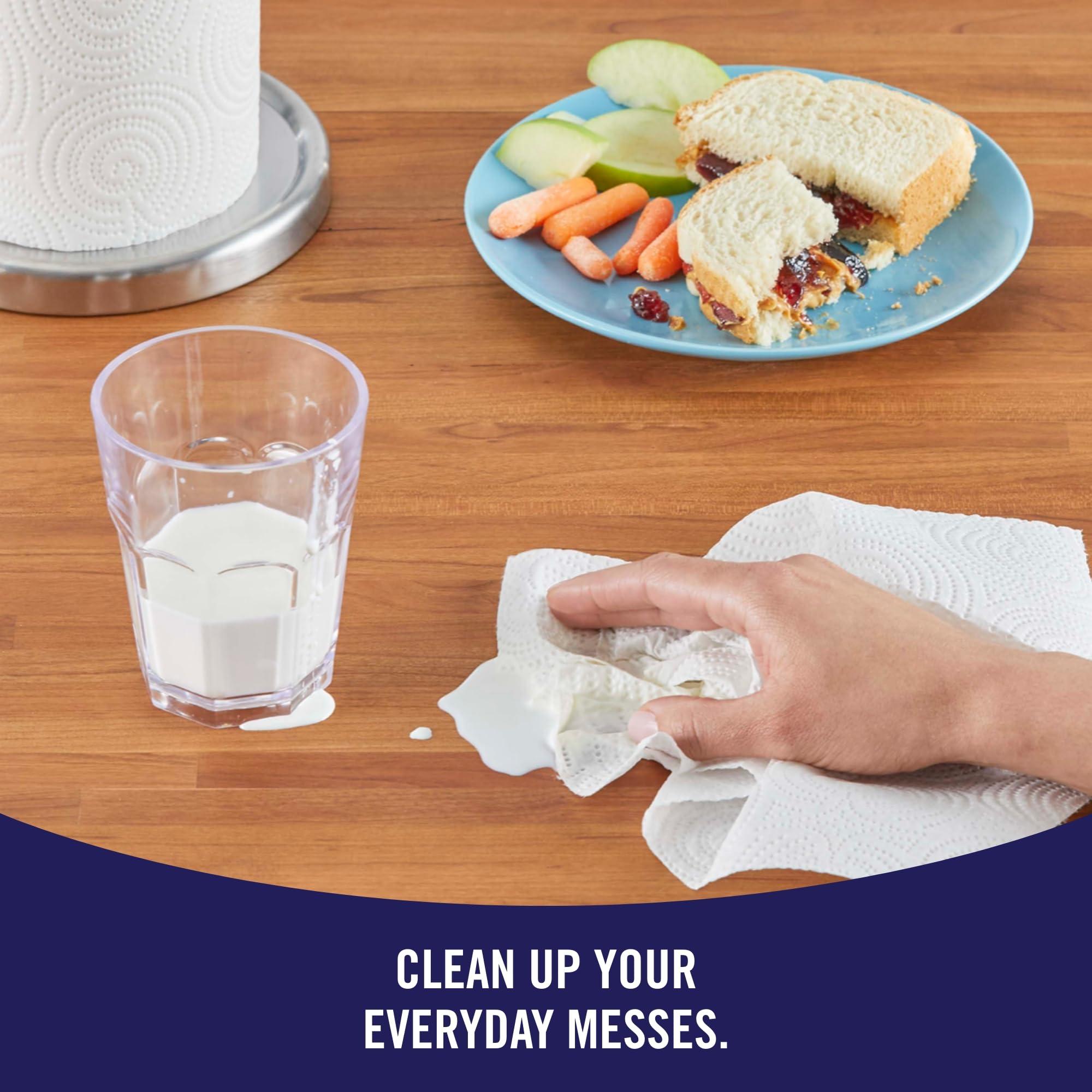 Sparkle Tear-A-Square Paper Towels, 2 Double Rolls = 4 Regular Rolls, Customizable Sheet Size Paper Towel - Image 12
