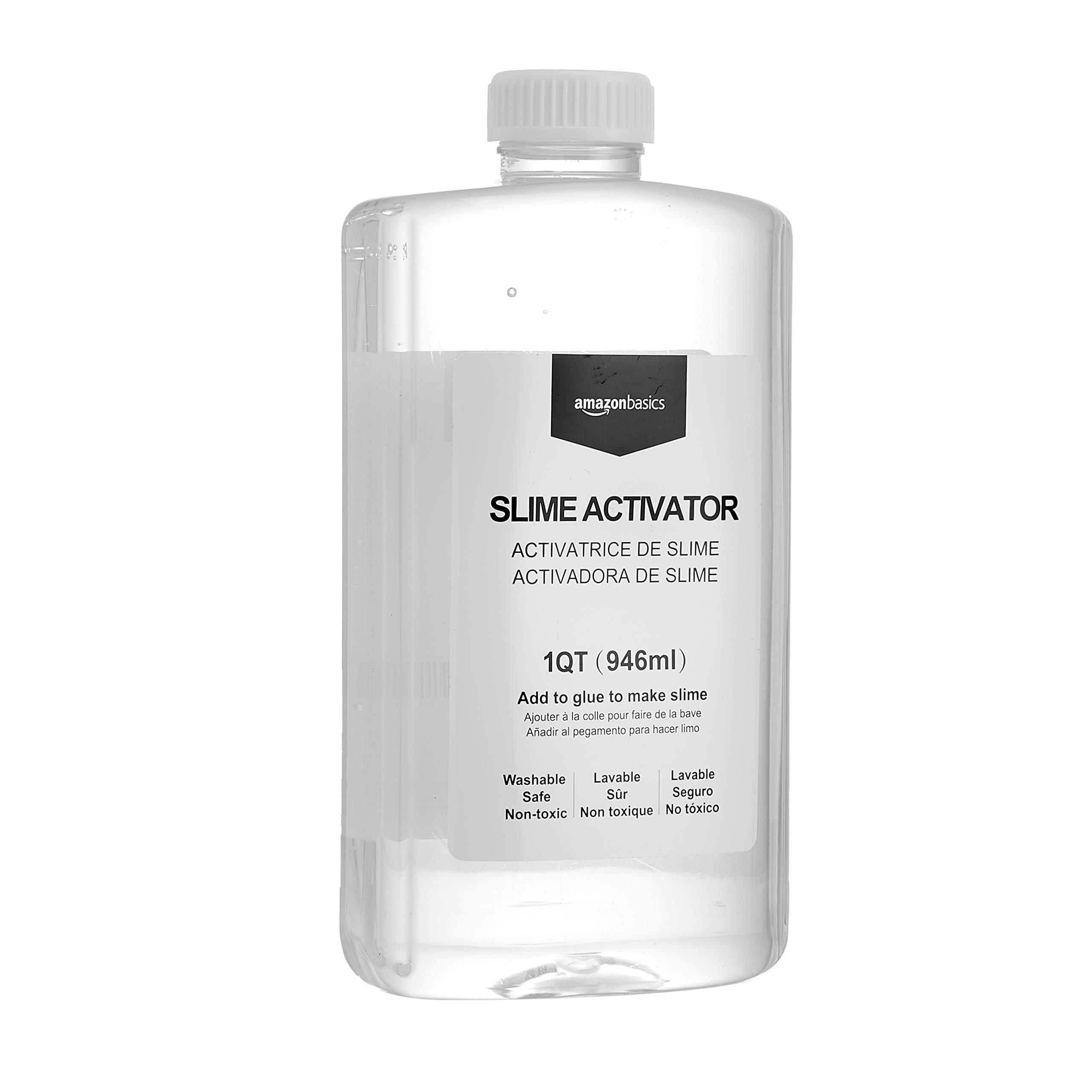 Amazon Basics Slime Activator Solution 1 QT (946ml), Baking Soda, Transparent - Image 3