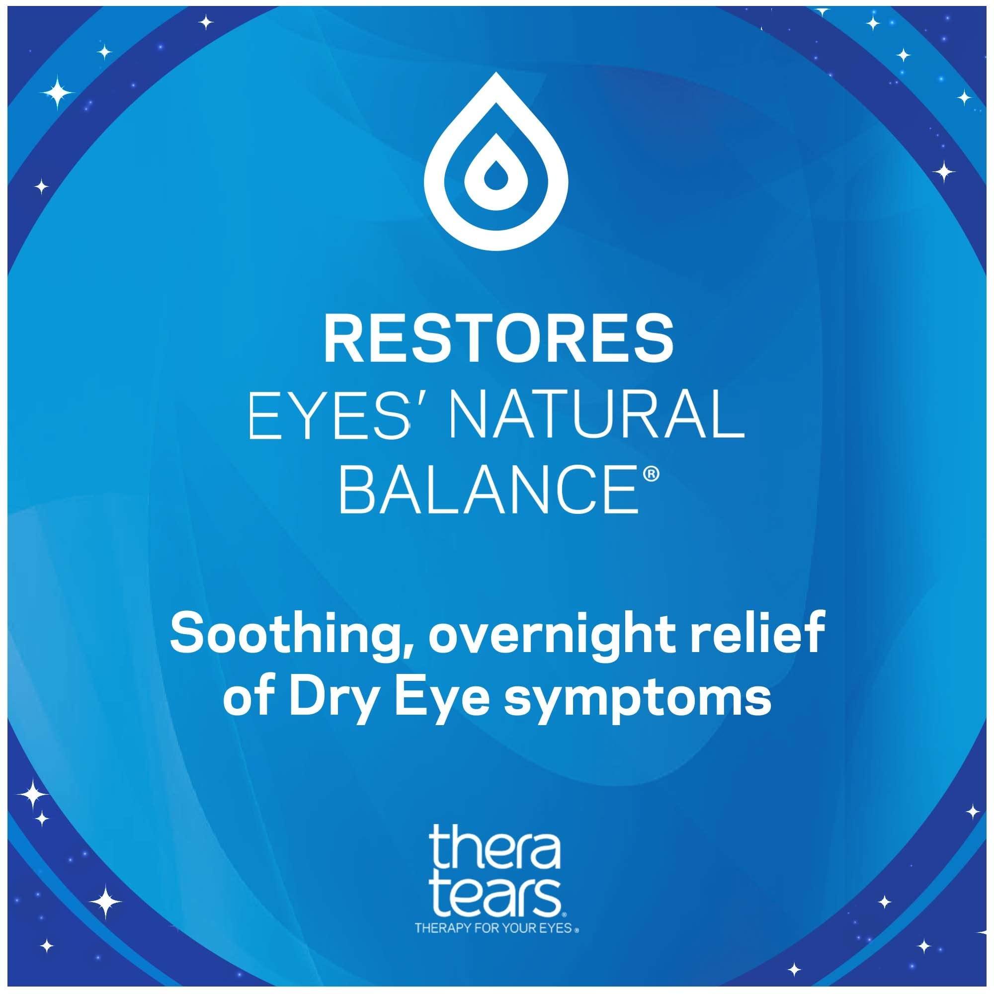 TheraTears Liquid Gel Nighttime Lubricating Eye Drops for Dry Eyes, Single-Use Vials, 30 Count - Image 8