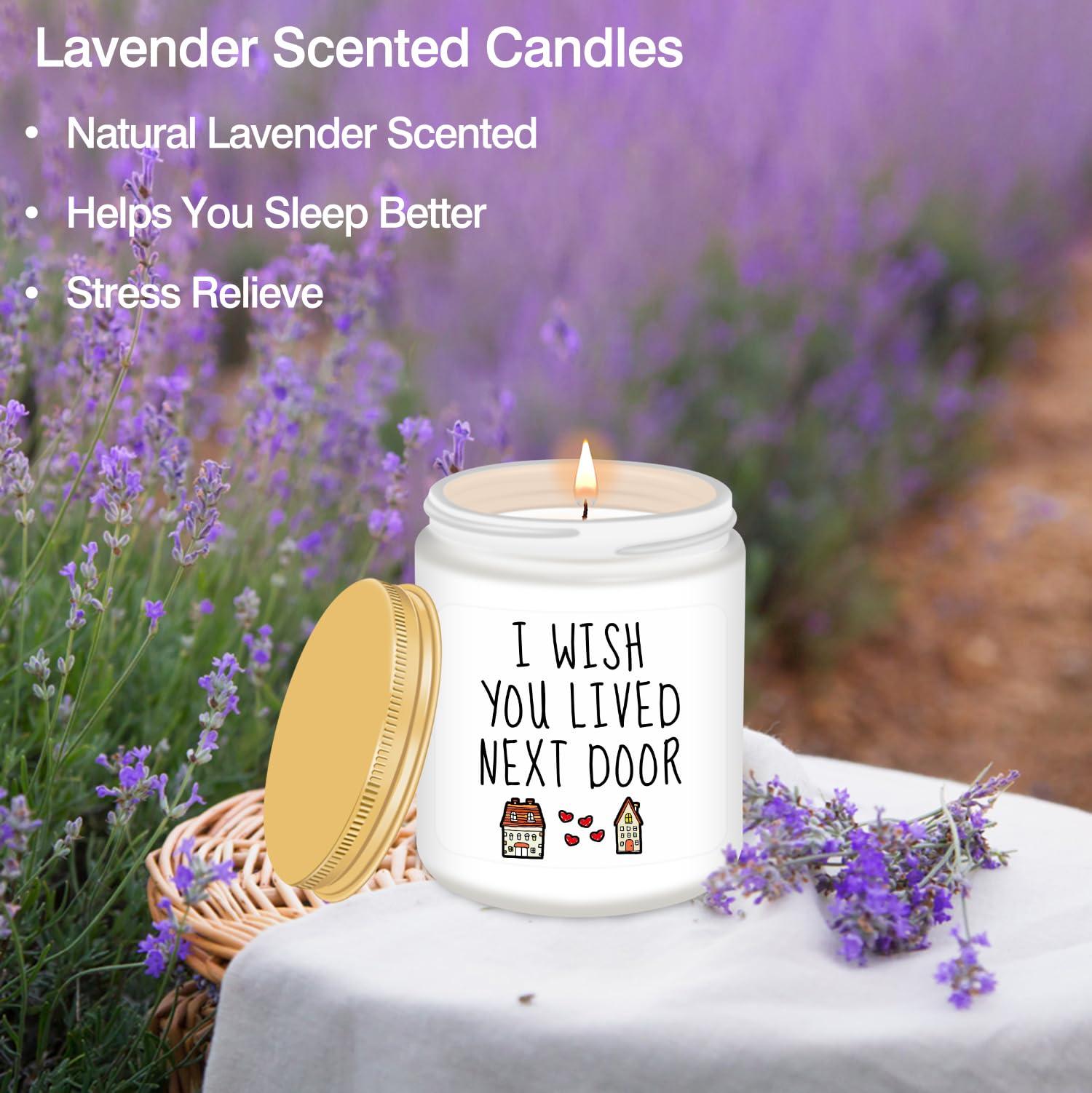 Homsolver Gifts for Women, Birthday Gifts for Women, Unique Friendship Gift for Best Friend Birthday, Her, BFF, Sisters, Besties, Mom - Funny Lavender Scented Candles - Image 2