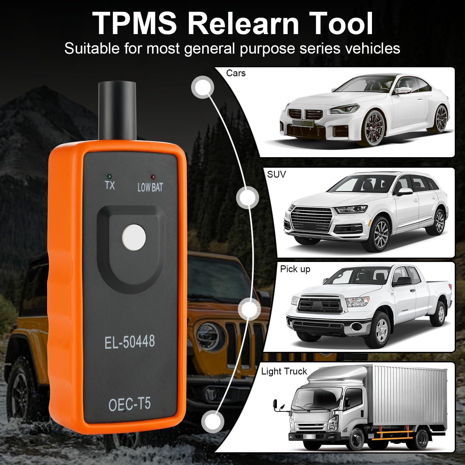 UYYE TPMS Relearn Tool, Tire Pressure Monitor System Sensor Activation Programming Tool,tpms Programming Tool, OEC-T5, 2025 Edition, Car Accessories - Image 2