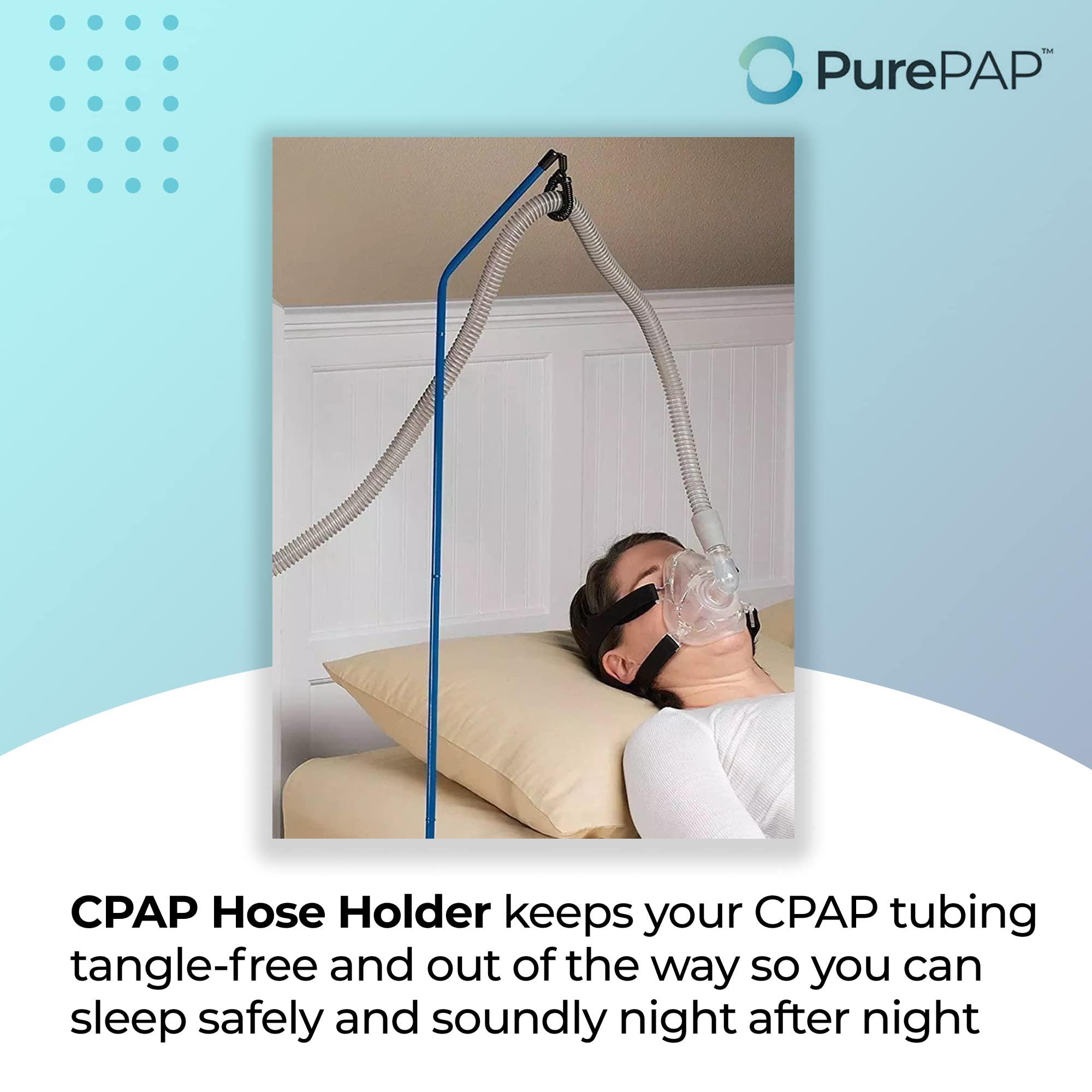 PurePap CPAP Hose Holder for Sleeping - Tangle-Free CPAP Hose Hanger - Adjustable Swivel Arm CPAP Accessories - Compact Design CPAP Hose Holder for Bed - Sleeping Accessories - Image 5