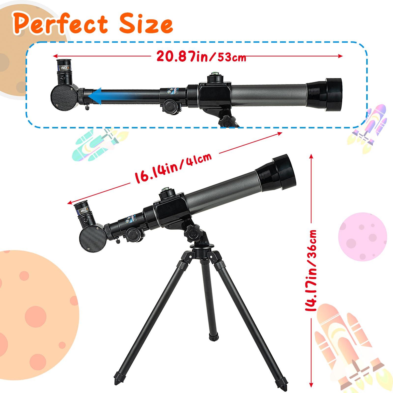Astronomical Telescope, Professional 20X 30X 40X Astronomical Landscape Telescope with Tripod, Portable for Beginners - Image 2