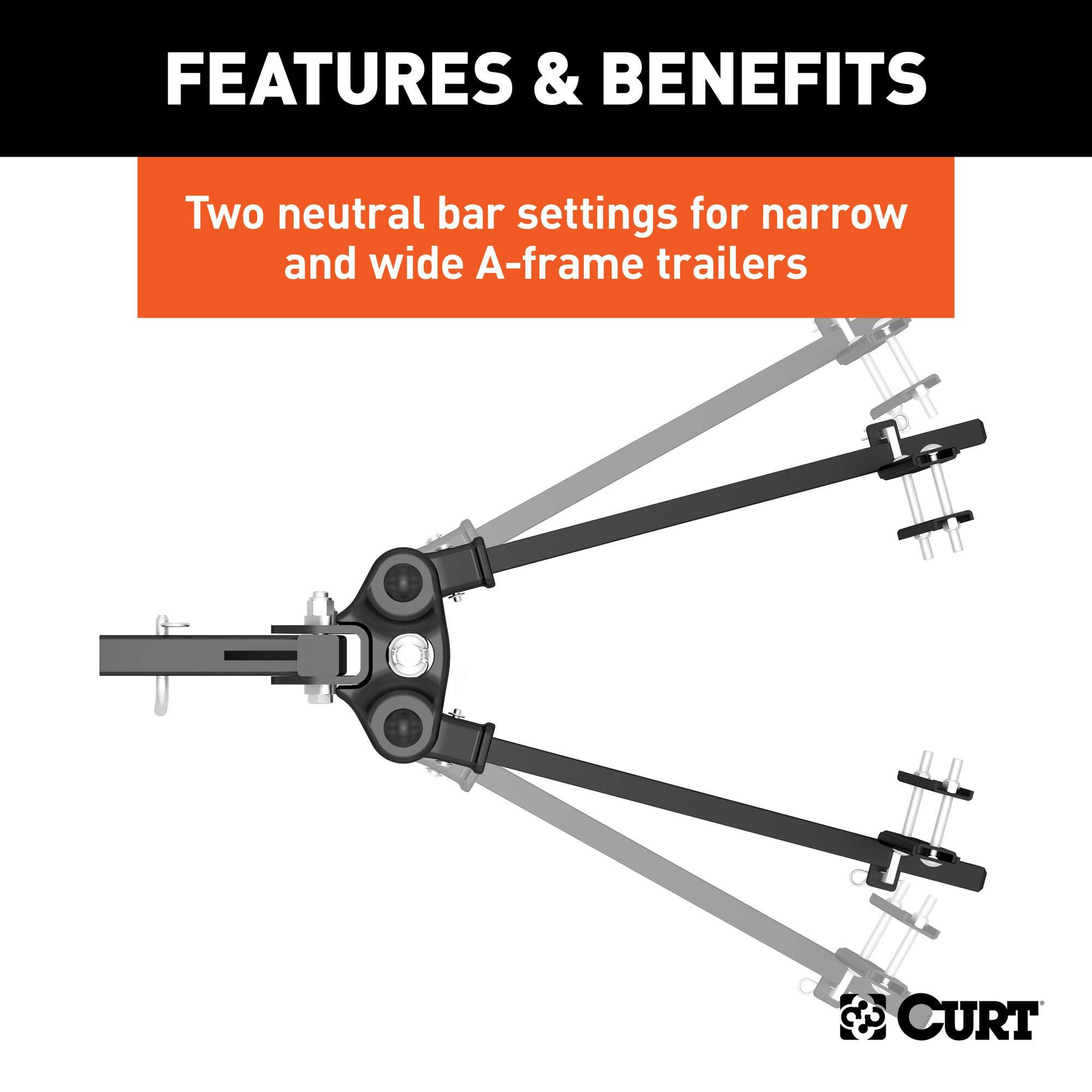 CURT 17500 TruTrack 4P Weight Distribution Hitch with 4x Sway Control, Up to 10K, 2-In Shank, 2-5/16-Inch Ball - Image 10