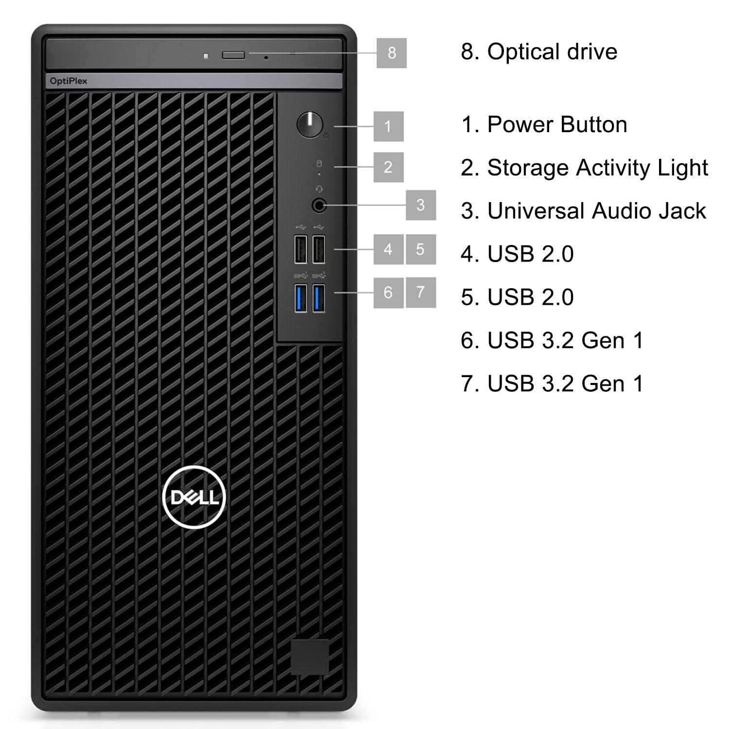 Dell OptiPlex 7010 Desktop Computer, 7000 Tower Dekstop PC, Intel Hexa-Core i5-12500 (Beat i7-11700), 32GB DDR4 RAM, 1TB PCIe SSD, DVDRW, USB WiFi Adapter, RJ-45, HDMI, DisplayPort, Windows 11 Pro - Image 5