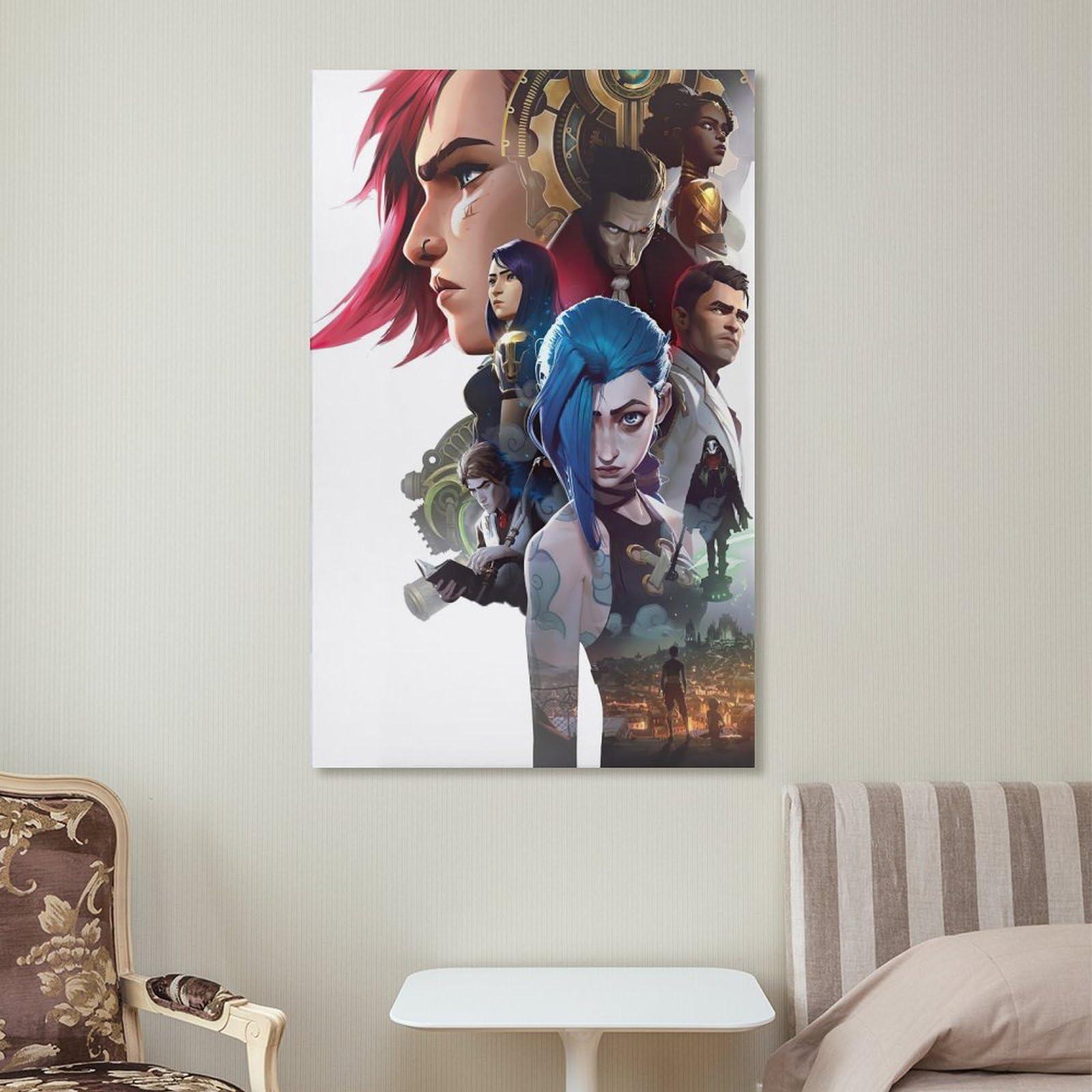 YMSVMKLF Arcane Canvas Poster Wall Art Decor Print Picture Paintings for Living Room Bedroom Decoration 16x24inch(40x60cm) - Image 7