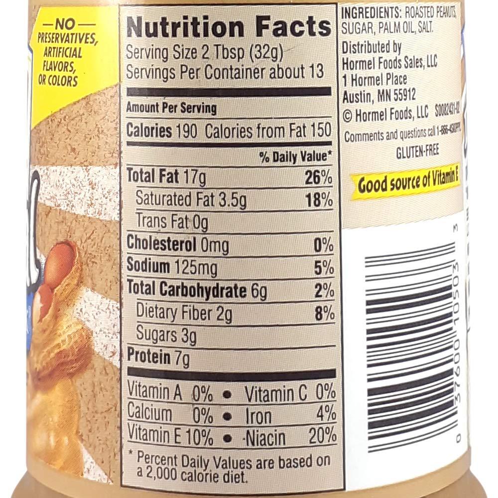 Skippy Natural Peanut Butter, Super Chunky, 15 oz - Image 3