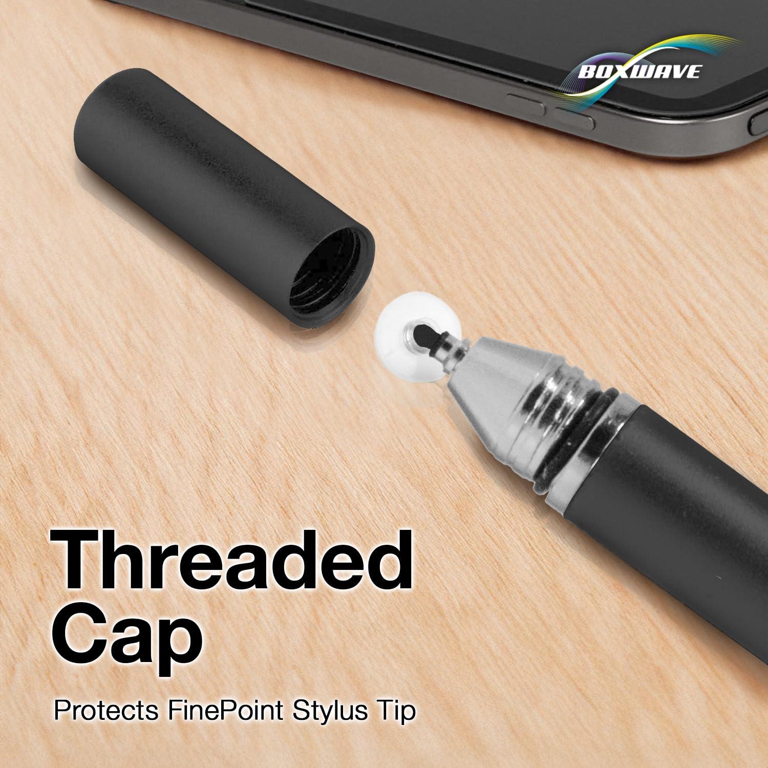 BoxWave Stylus Pen Compatible with Simbans PicassoTab X (10.1 in) - FineTouch Capacitive Stylus, Super Precise Stylus Pen - Jet Black - Image 7