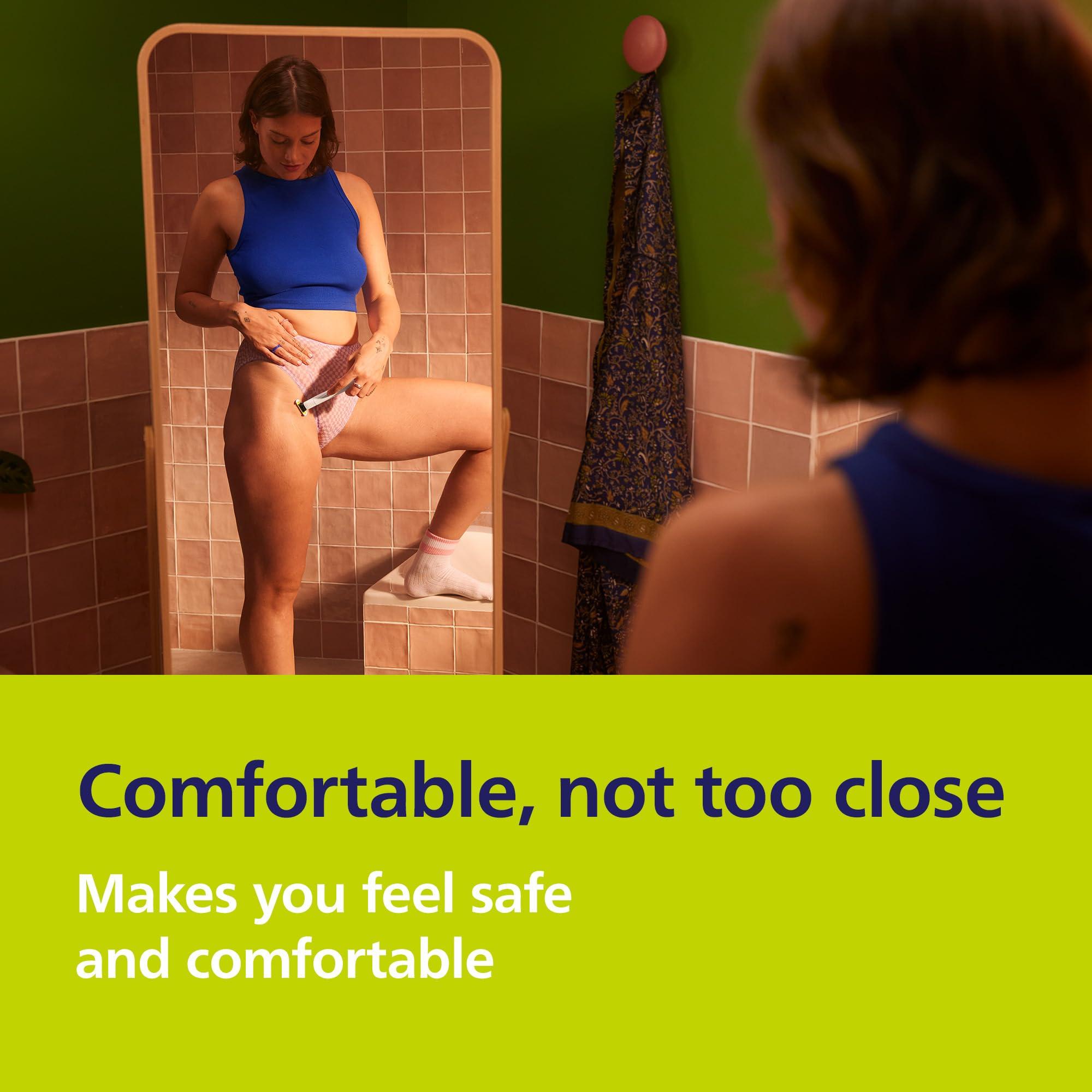 Philips Norelco OneBlade Intimate, Designed for Pubic Grooming, Trim & Shave with Extra Skin Protection, Waterproof, Model QP1924/70 - Image 8
