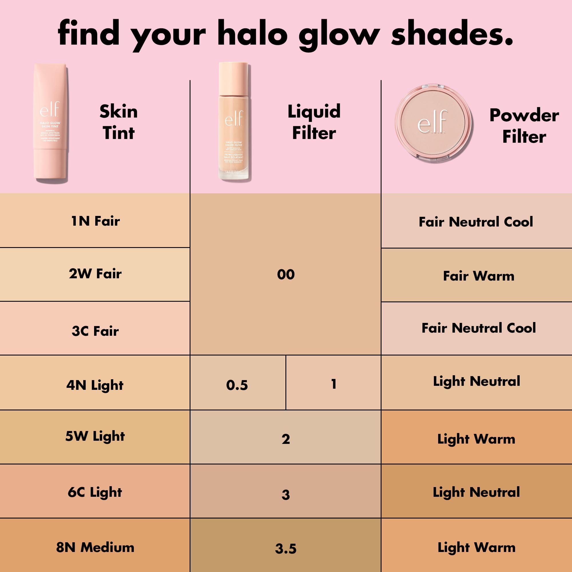 e.l.f. Halo Glow Liquid Filter, Complexion Booster For A Glowing, Soft-Focus Look, Infused With Hyaluronic Acid, Vegan & Cruelty-Free, 2 Fair/Light - Image 2