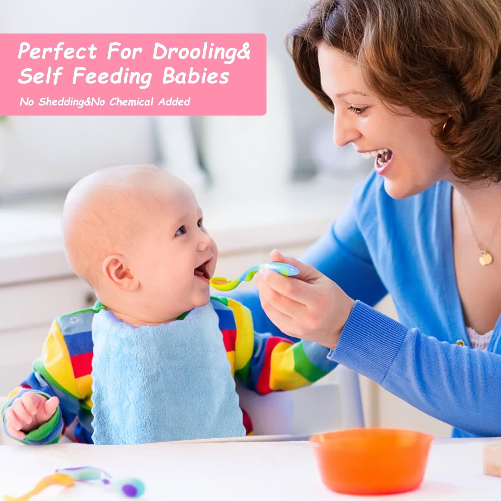 Orighty Baby Washcloths 24-Pack (7''x9''), Microfiber Coral Fleece Baby Towels, Super Soft and Absorbent Wash Cloths for Newborns, Infants and Toddlers, Gentle on Delicate Skin for Face Hands and Body - Image 2