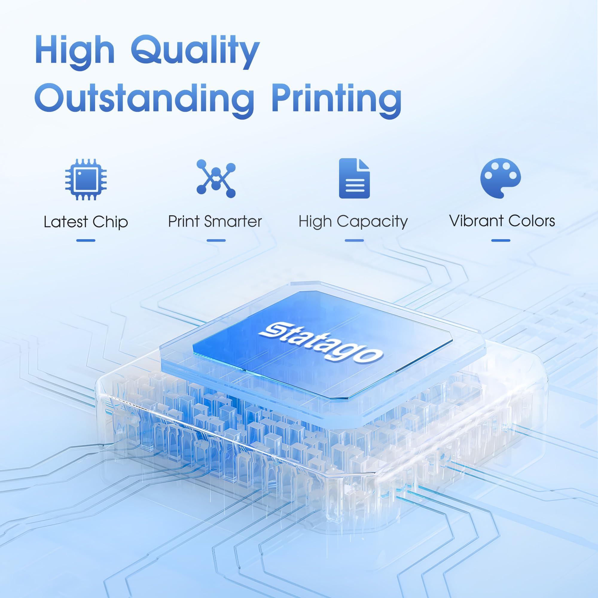 Statago LC406 Ink Cartridges for Brother Printer for Brother LC406 LC406XL Ink Cartridge Work for MFC-J4535DW MFC-J4345DW MFC-J4335DW MFC-J5855DW MFC-J5955DW MFC-J6555DW MFC-J6955DW Printer (4 Pack) - Image 5