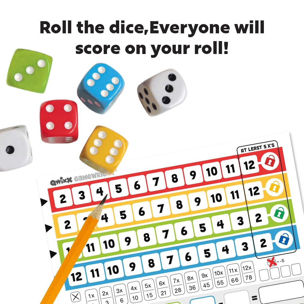 Qwixx: The frantic dice rolling game that everyone plays at once! For ages 8+, 2-5 players, from Gamewright - Image 3