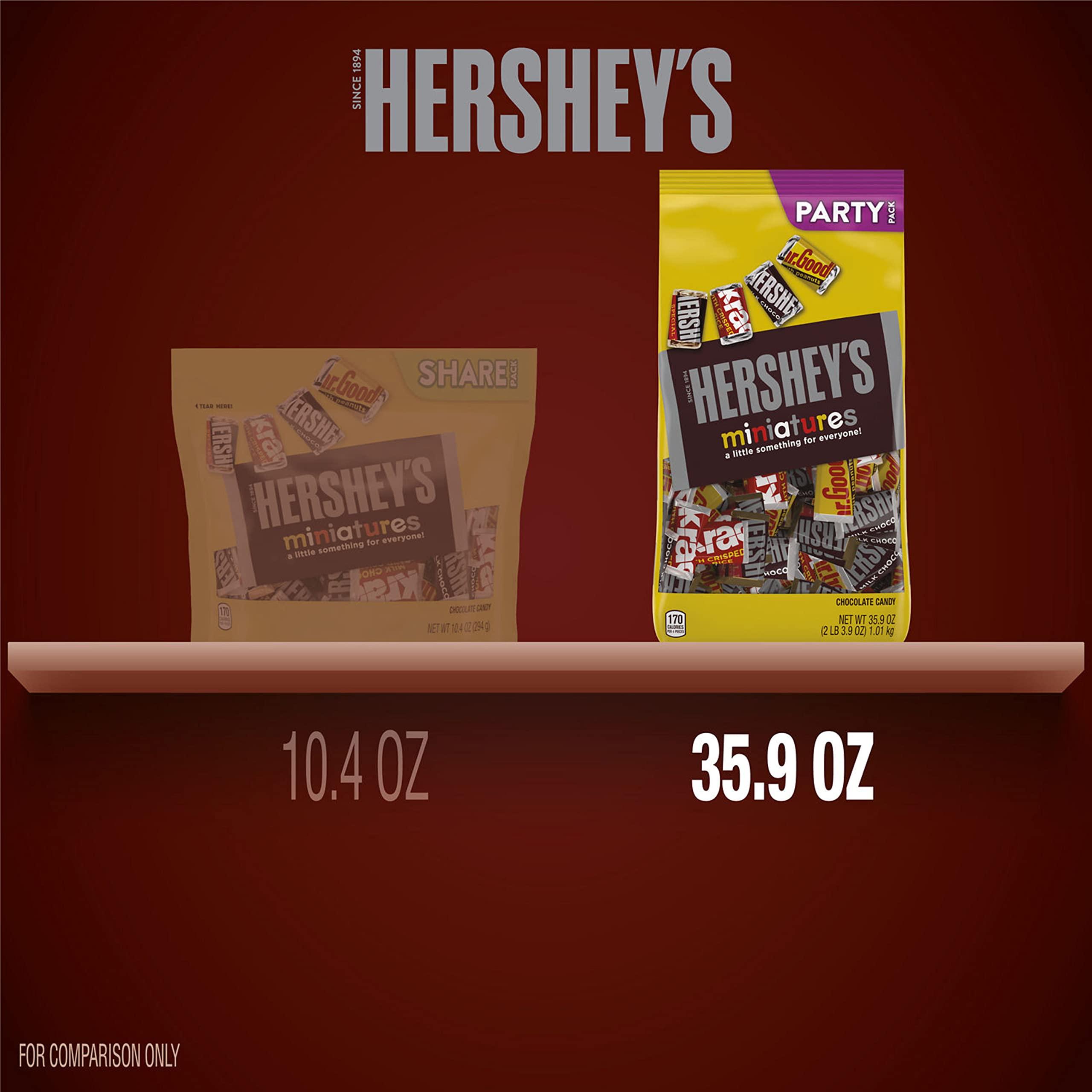 HERSHEY'S Miniatures Assorted Chocolate Candy Party Pack, 35.9 oz - Image 7
