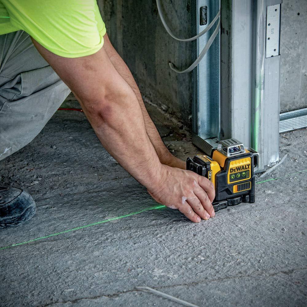 DEWALT 12V MAX Laser Level, Green Line Laser, 3-Way, 360 Degree Professional Laser, Cordless/Rechargeable (DW089LG) - Image 4