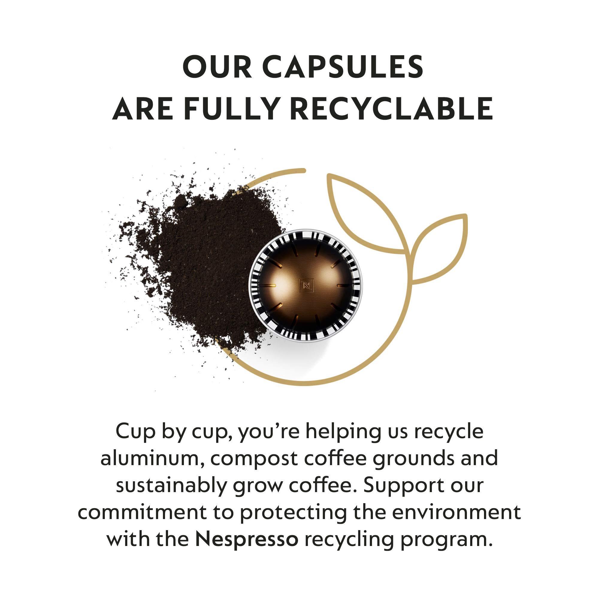 Nespresso Capsules Vertuo, Double Espresso Chiaro, Medium Roast Espresso Coffee, 30-Count Coffee Pods, Brews 2.7oz. - Image 5