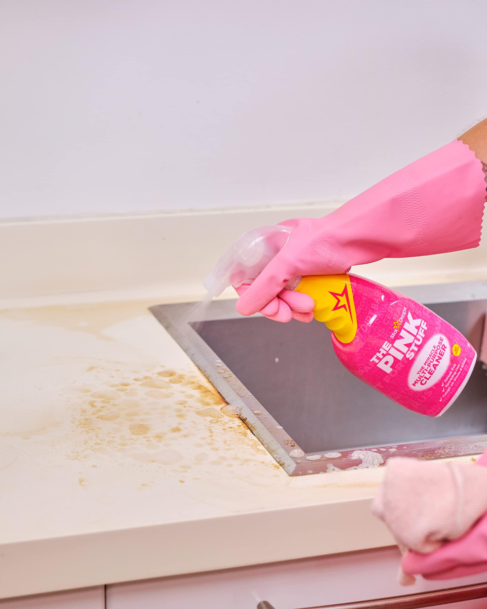 Stardrops - The Pink Stuff - The Miracle Multi-Purpose Cleaning Spray 750ml 3-Pack Bundle (3 Multi-Purpose Spray) - Image 7