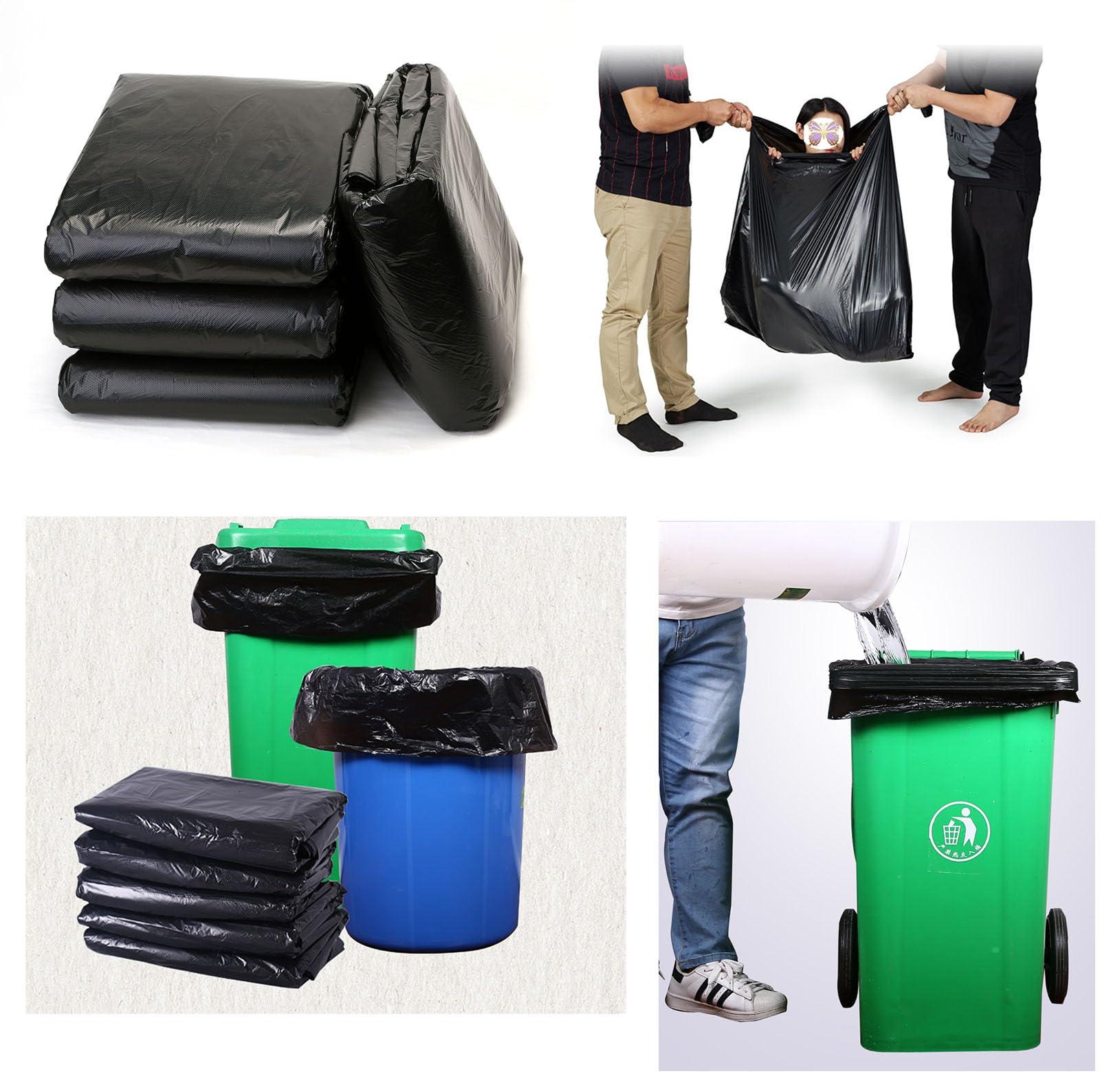65 Gallon Trash Bags 1.8 Mil -50''x55'' Pack of 50 Thick Large Heavy Duty Multi-Use Garbage Bags Extra Large Strong Trash Can Liners for Office, Picnic,Kitchen, Bulk Bags (65 Gallon 50 Count) - Image 6