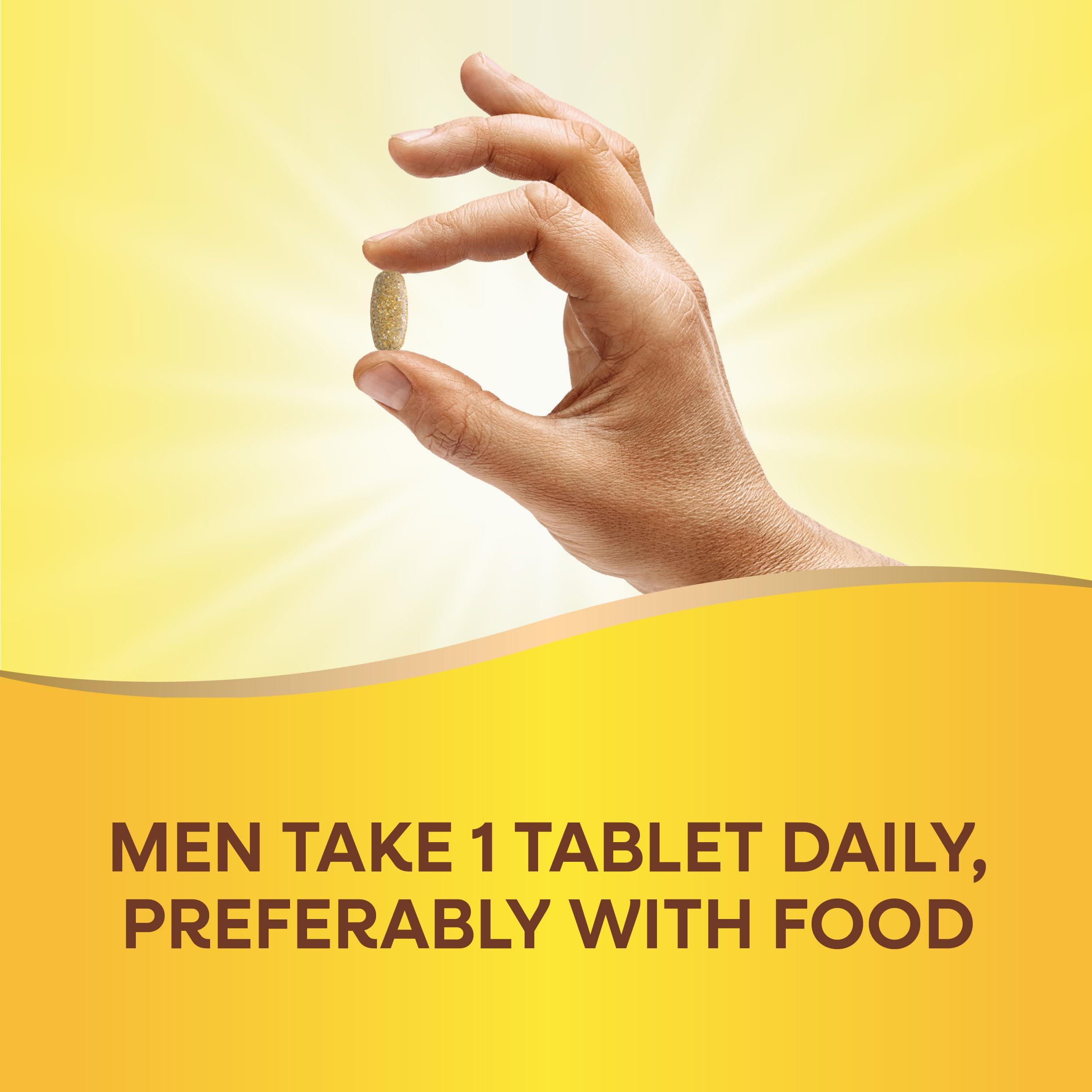 Nature's Way Alive! Men's Daily Ultra Multivitamin, High Potency Formula, Promotes Healthy Heart & Muscle Function*, with Methylated B12, Gluten Free, 60 Tablets - Image 5
