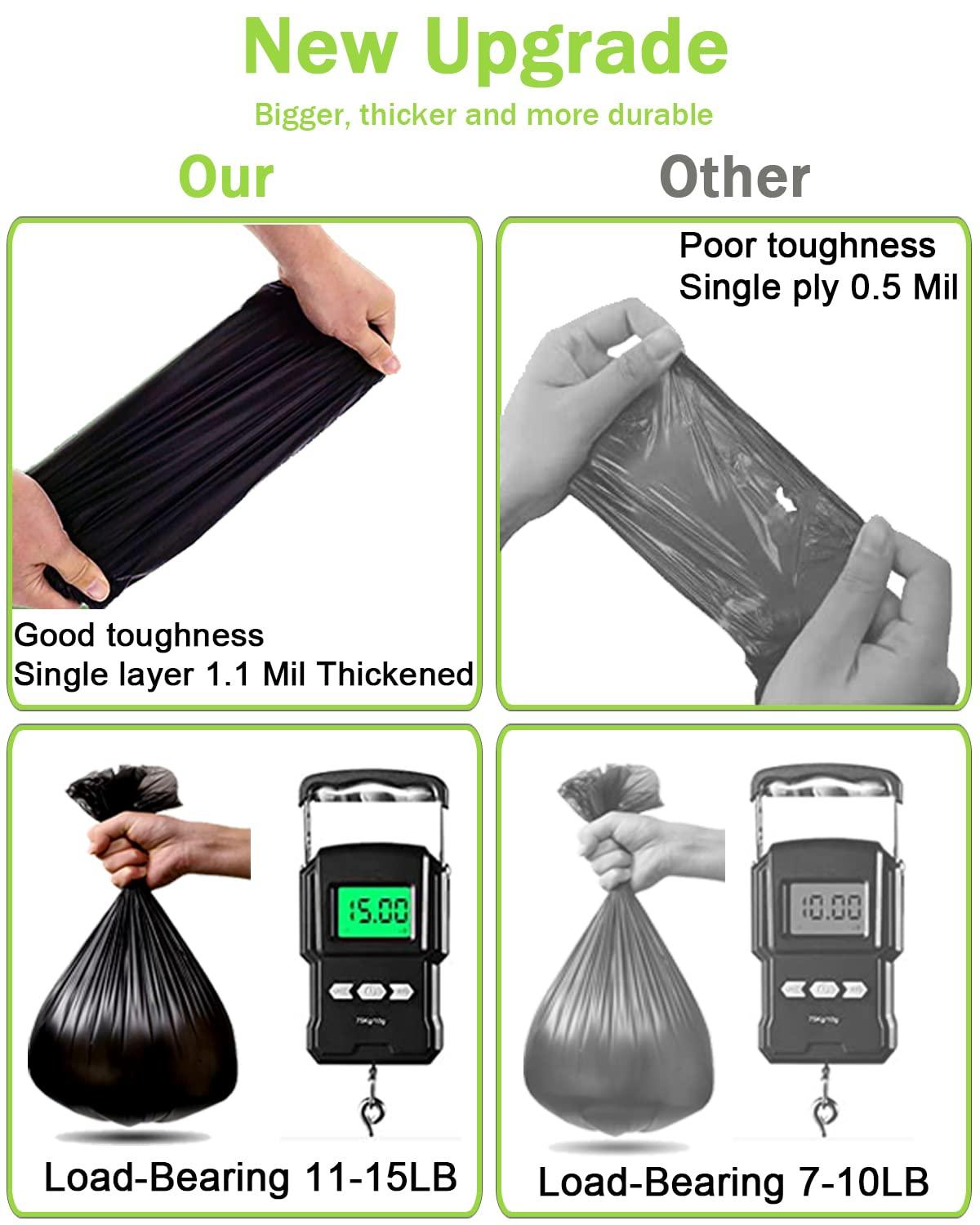 SEEBRIDER 108 Portable Toilet Bags, Biodegradable Camping Toilet Bags 8 Gallon Thickened Portable Potty Bags for 5 Gallon Bucket Toilet Compostable Bags for Adults Outdoor Travel - Image 2