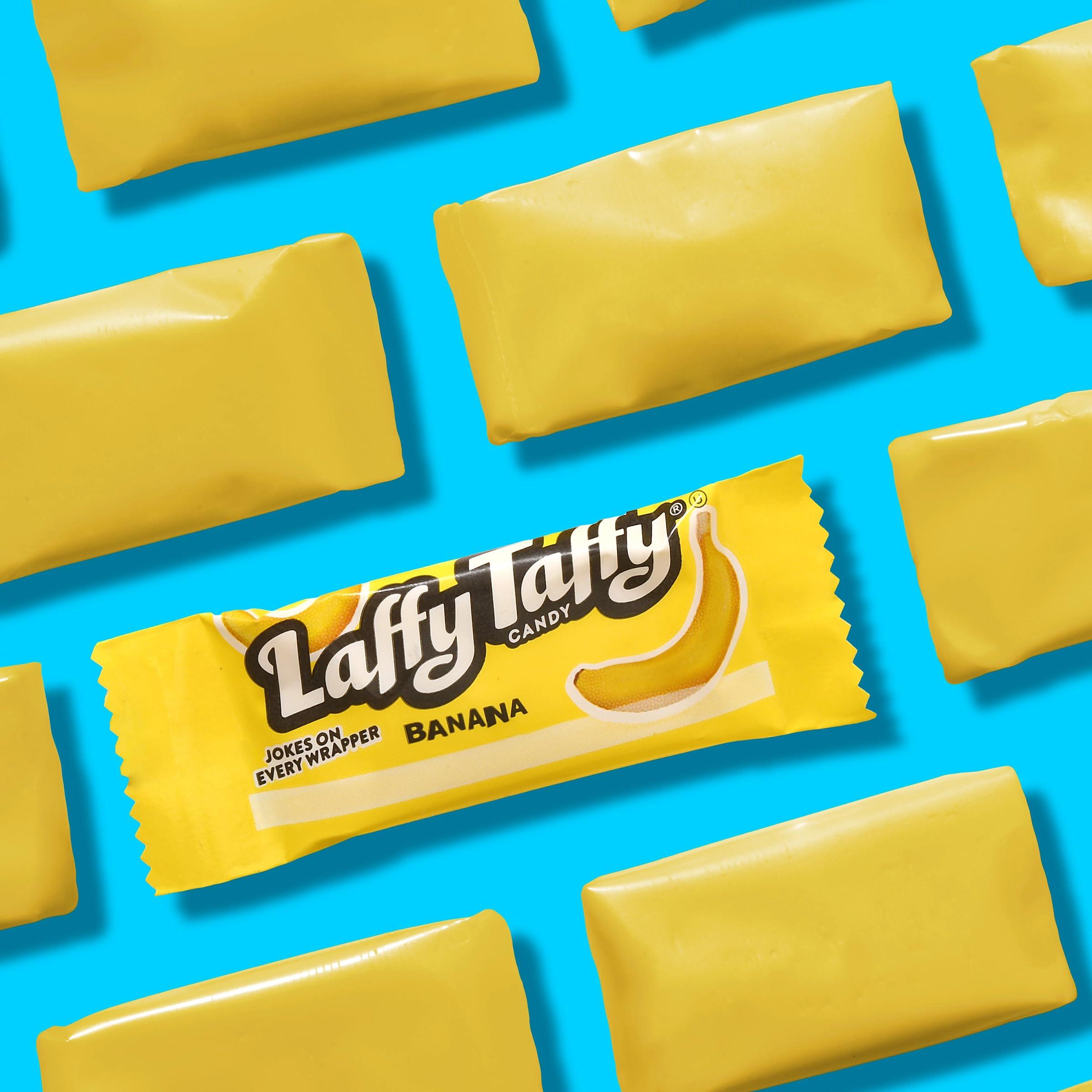 Laffy Taffy Mini Bar Bag, Banana, Chewy Taffy Candy, 3.5 oz - Image 3