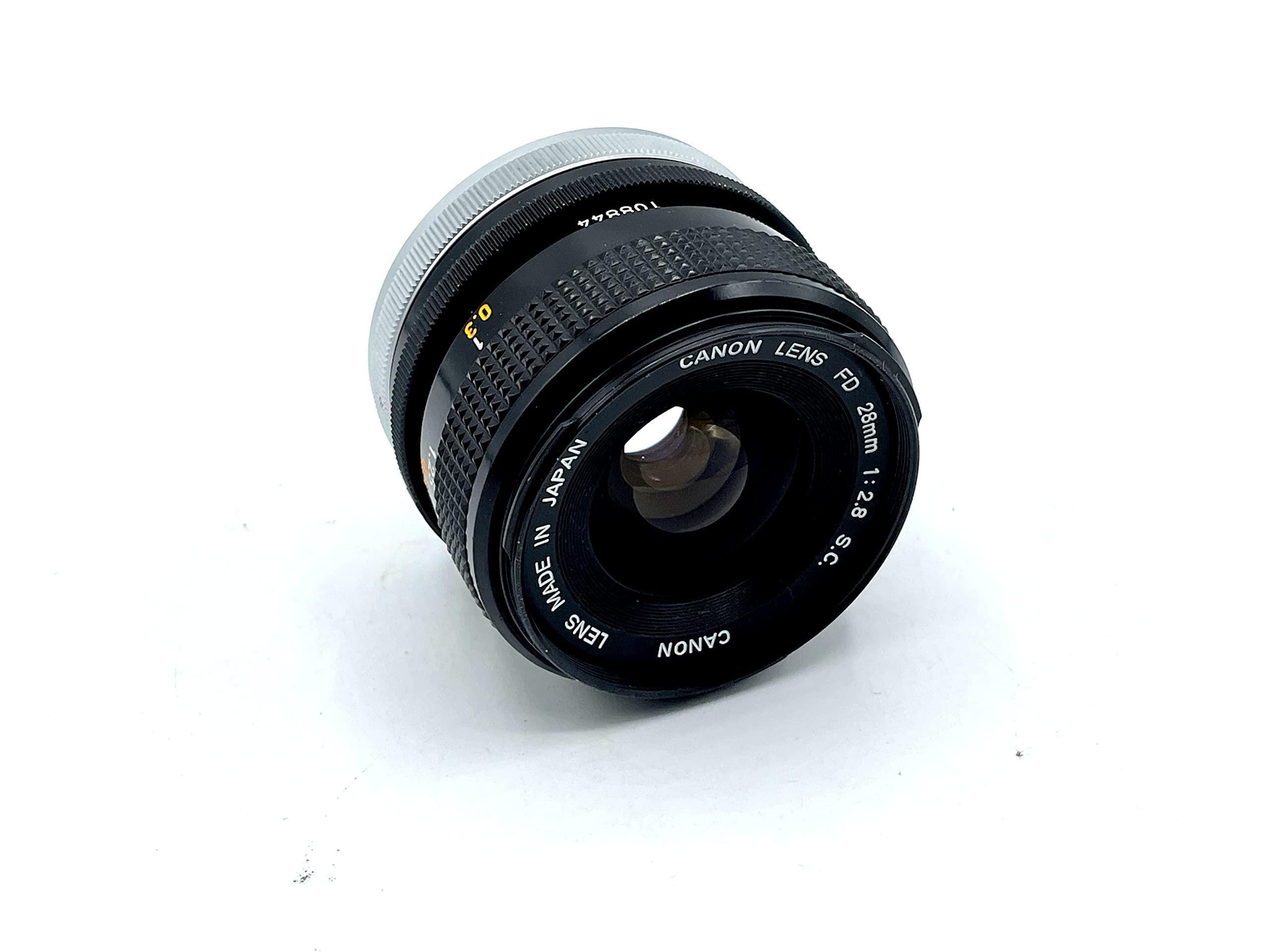 Canon 28mm f/2.8 1:2.8 SC (Super Spectra Coating) FD Breech Mount Wide Angle Lens (Renewed) - Image 2