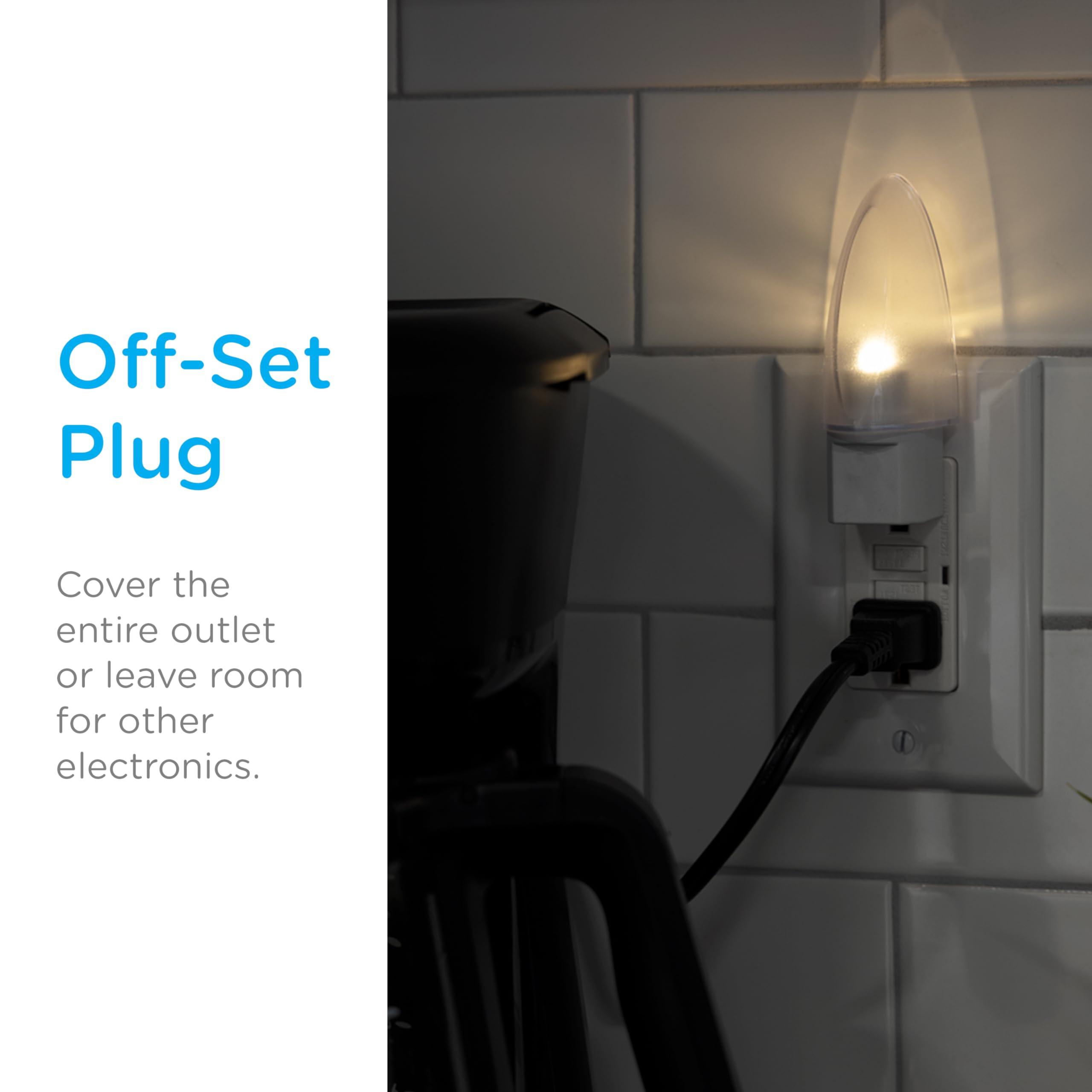 Lights by Night LED Night Light, Plug-in, Dusk to Dawn Sensor, Warm White, UL-Certified, Energy Efficient, Ideal Nightlight for Bedroom, Bathroom, Nursery, Hallway, Kitchen, 11375 - Image 4