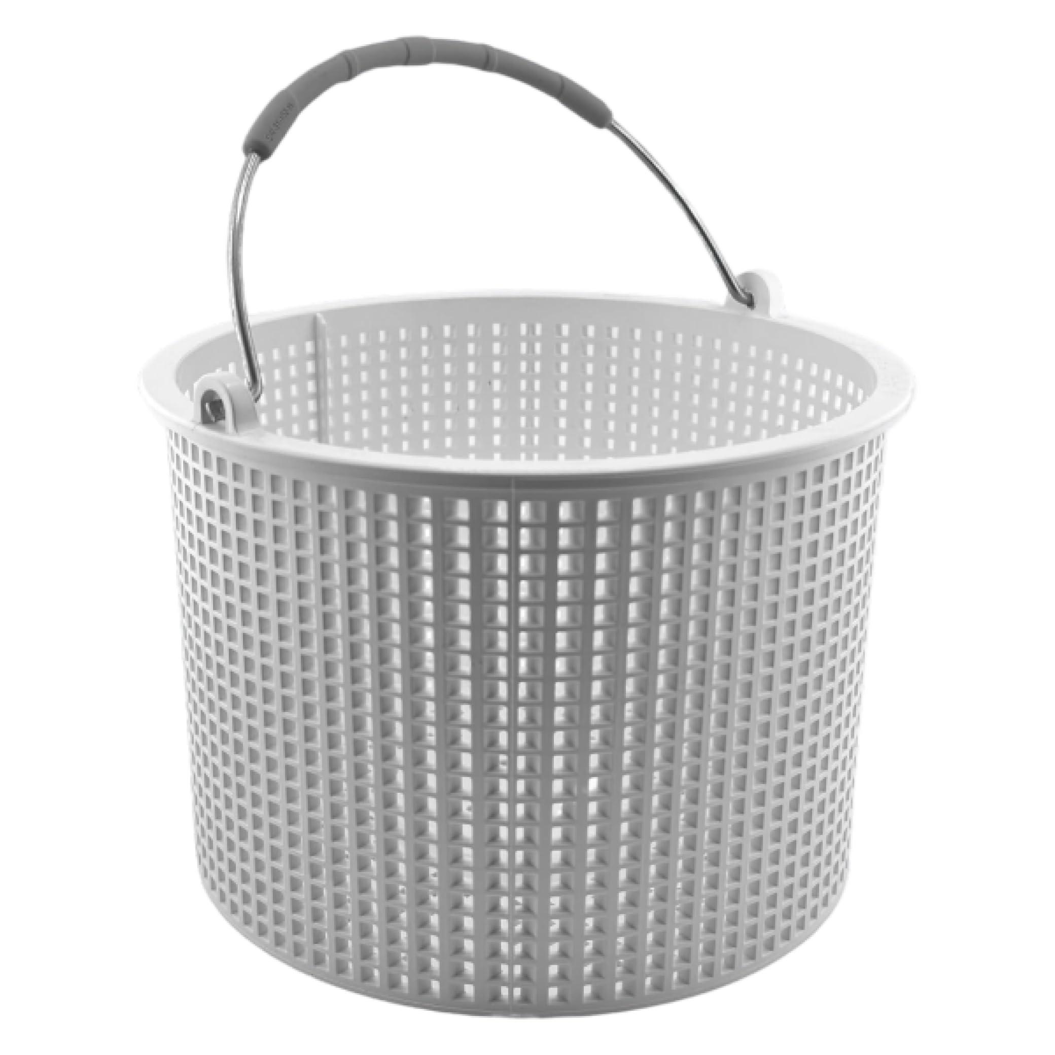 Swimables Pool Skimmer Basket for Inground Pool Compatible with Hayward Skimmer Basket and Pool Filter Basket SP1082CA | Built-in Brass Weight | 316 Stainless Steel Handle & Convenient Rubber Grip