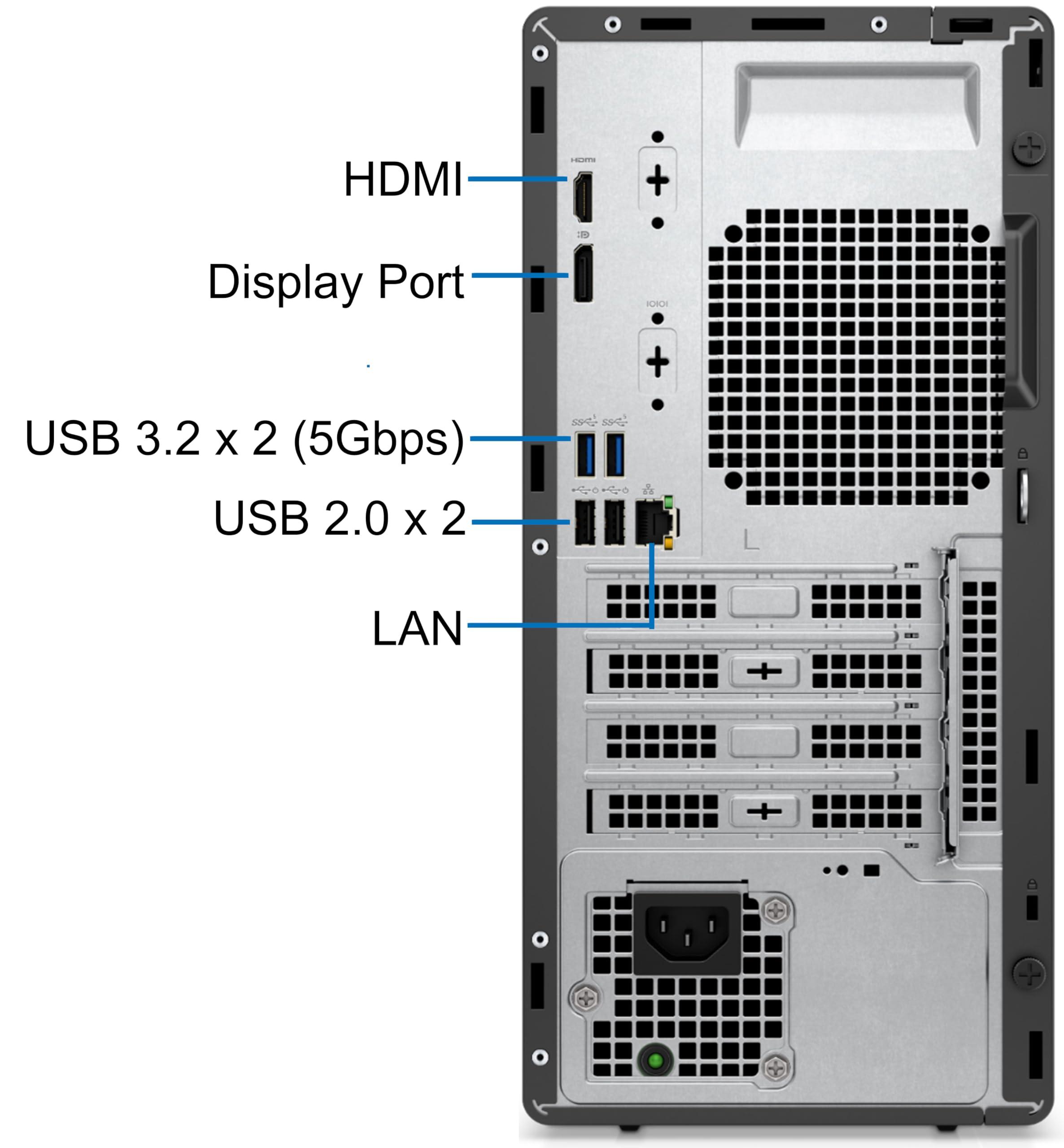 Dell Optiplex 7020 Tower Desktop Computer, Intel Core i9-12900K, 64GB RAM, 2TB NVMe SSD, DisplayPort, HDMI, USB C, DVDRW, Built in AX Wi-Fi, Bluetooth, Windows 11 Pro- AI Copilot, Black - Image 3