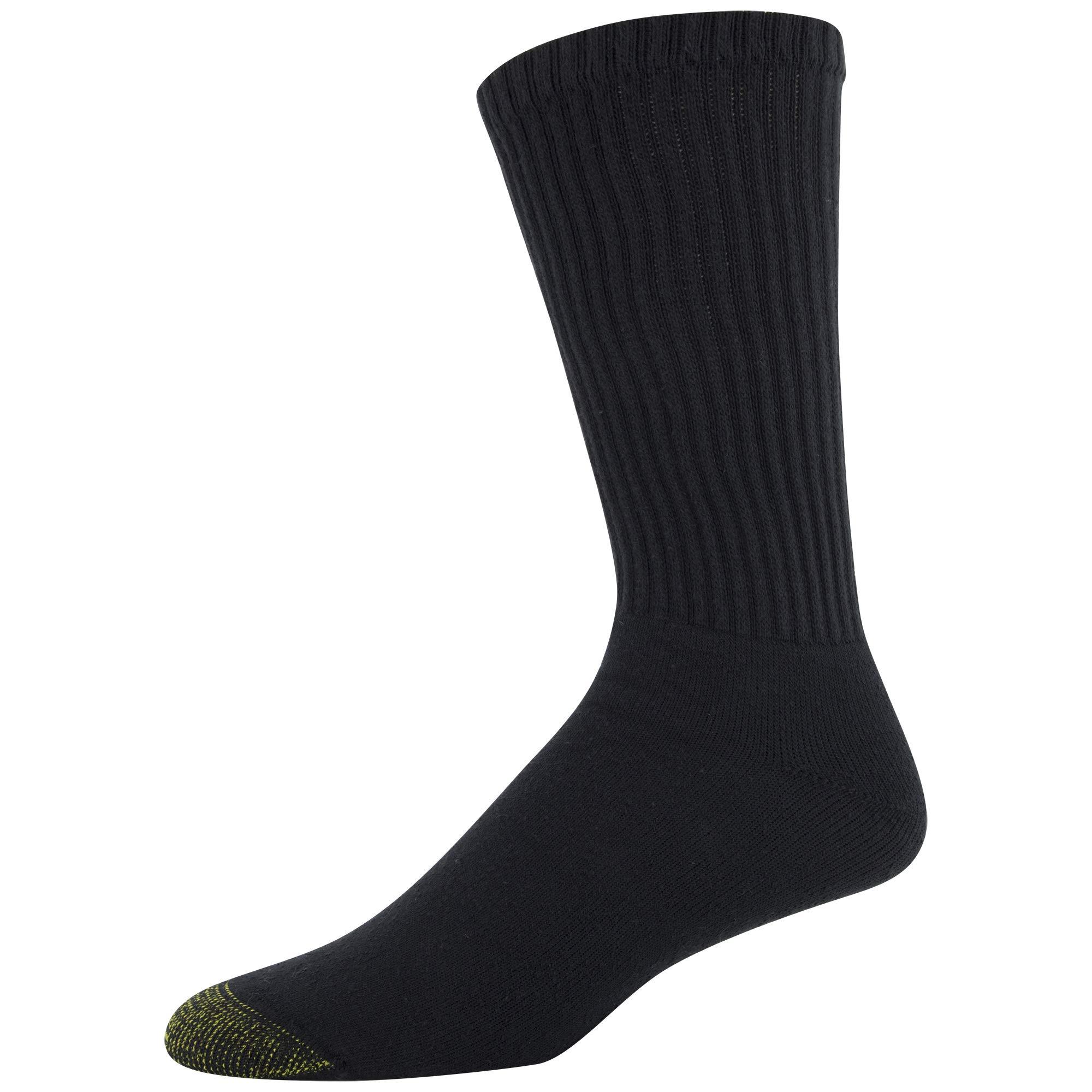 GOLDTOE Men's 656S Cotton Crew Athletic Socks, Multipairs - Image 3
