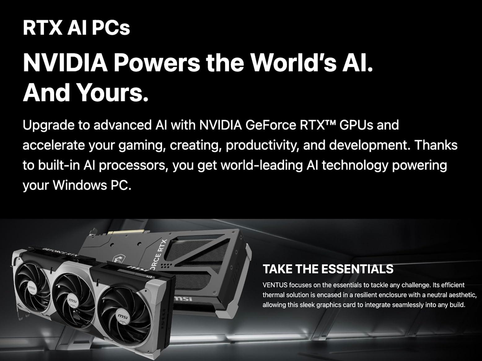 MSI Ventus 3X FeForce RTX 5090 OC Edition 32 GB GDDR7, PCI Express Gen 5, Core Clocks Extreme: 2452 MHz, CUDA CORES 21760 Units, Memory Speed 28 Gbps, Bundle with Dockztorm Hub - Image 7