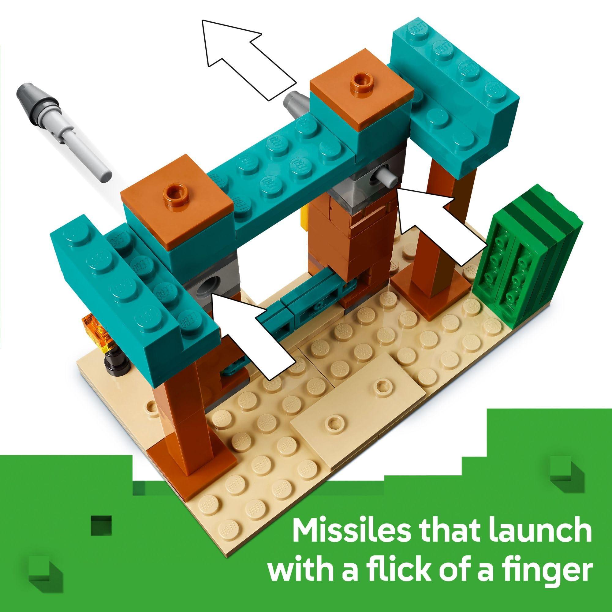 LEGO Minecraft The Illager Desert Patrol Toy Figures and Playset - Building Minecraft Toy for Kids, Boys and Girls, Ages 7+ - with 4 Figures for Pretend Play - Gift Idea for Birthdays - 21267 - Image 4