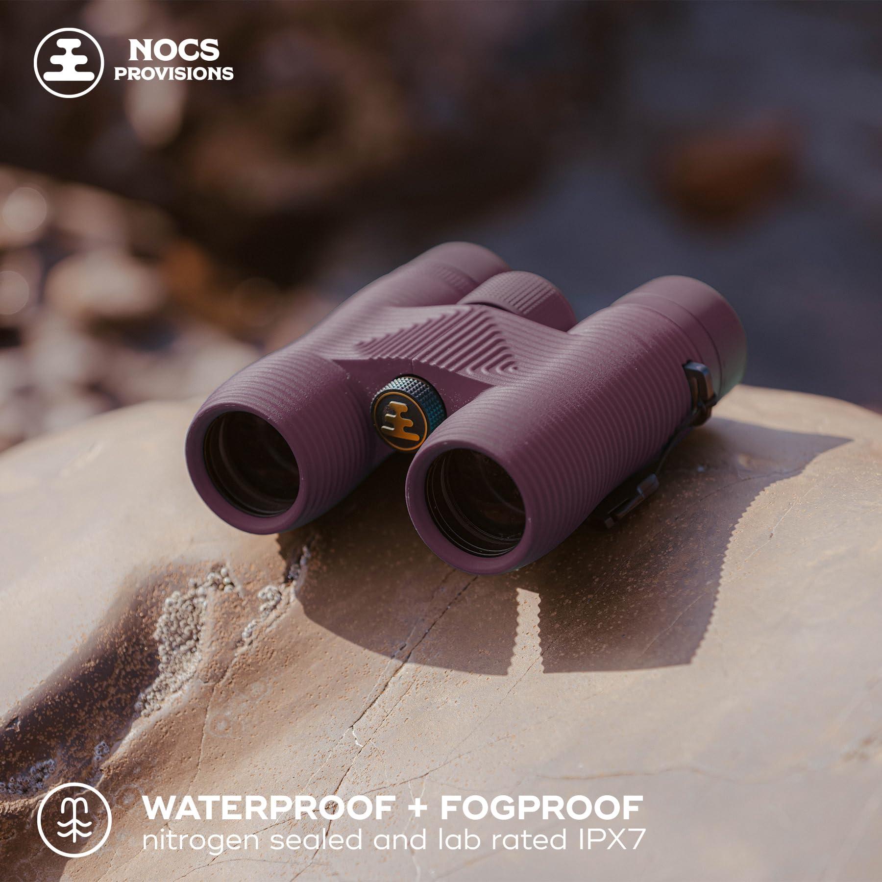 Nocs Provisions Field Issue Compact 10x32 Waterproof Binoculars, Shockproof, Fogproof, 10X Magnification, Bak4 Prism, Multi-Coated Lenses for Adults & Kids, Bird Watching, Hunting & Wildlife Viewing - Image 4