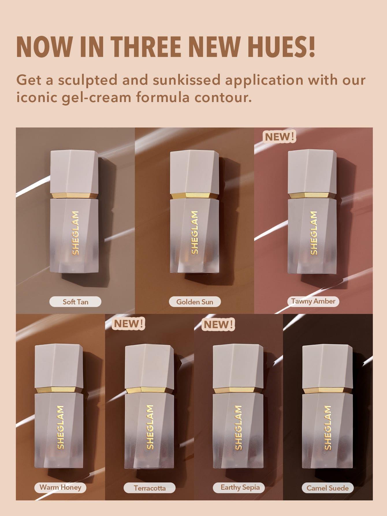 SHEGLAM Sun Sculpt Liquid Contour Stick Long Lasting Cream Bronzer Makeup-Warm Honey - Image 4