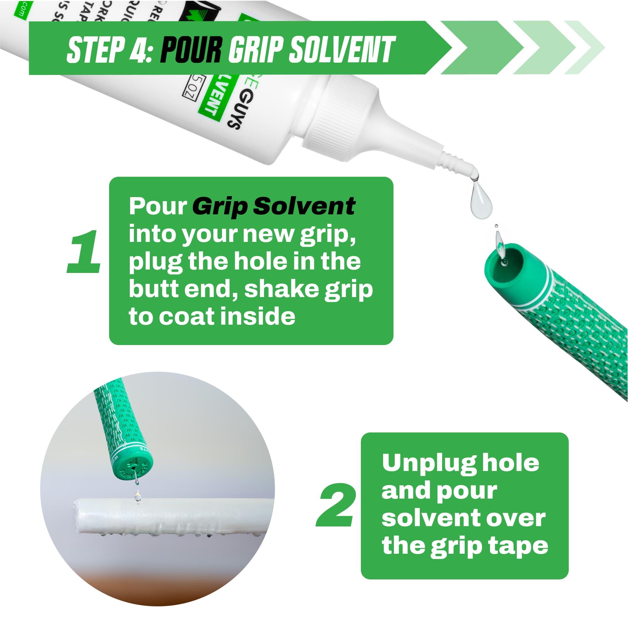 Wedge Guys Golf Grip Kits for Regripping Golf Clubs - Professional Quality - Options Include Hook Blade, 15 or 30 Tape Strips, 5 or 8 oz Solvent, Grip Tape Remover, Bench Vise & Rubber Clamp - Image 5