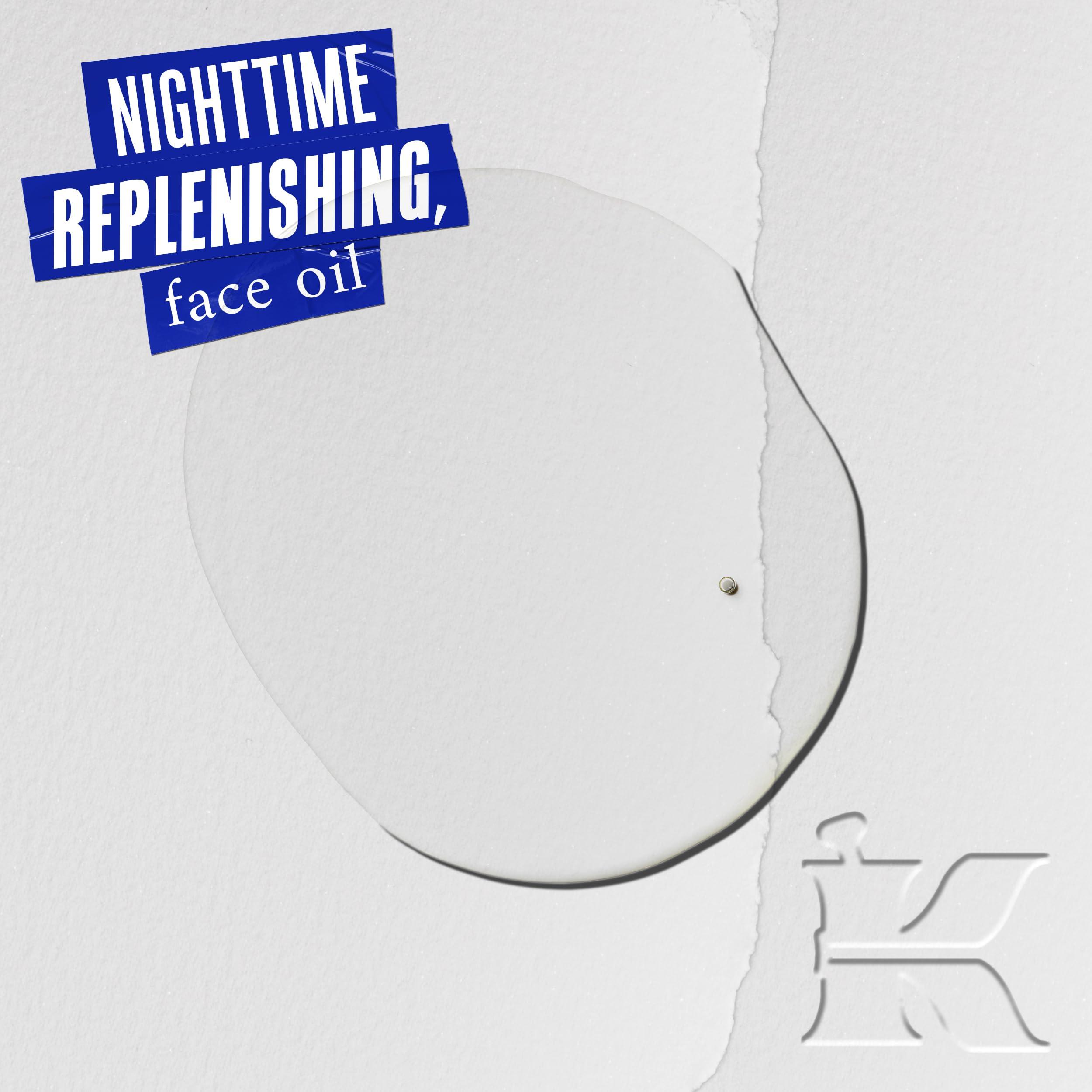 Kiehl's Midnight Recovery Concentrate Moisturizing Face Oil, Lightweight Facial Serum, Restores Skin Radiance Overnight, Reduces Fine Lines, Refines Skin Texture, 99.4% Naturally Derived - 3.4 fl oz - Image 2