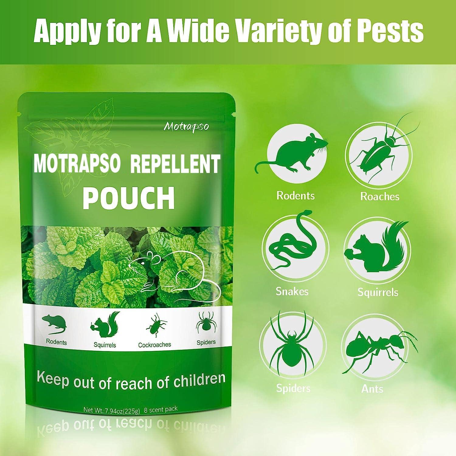 12 Pack Mouse Repellent Pouches, Peppermint Oil to Repel Mice and Rats, Mouse Deterrent, Rat Repellent, Plant Essential Oils Pest Control, Safe, Efficient and Durable - Image 5