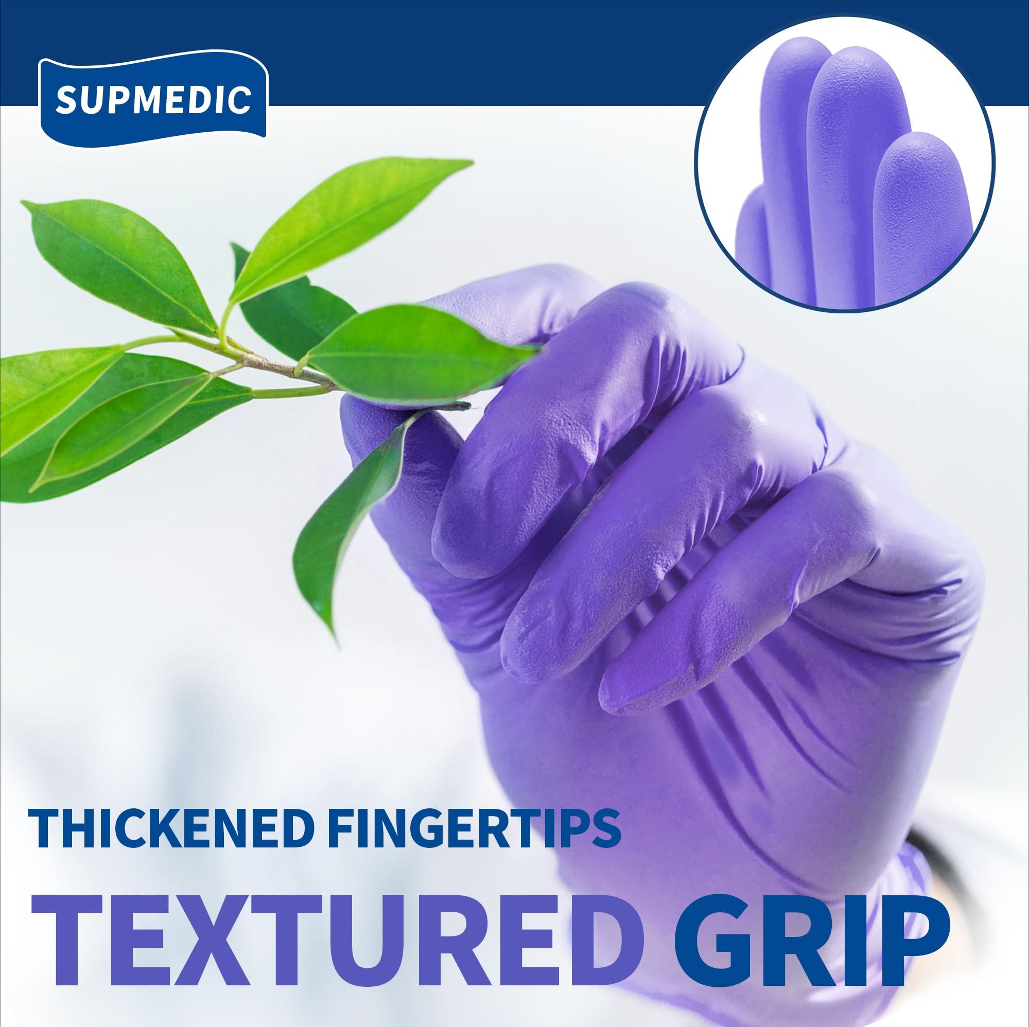 Supmedic Medical Soft Max™ Nitrile Exam Gloves, 100 ct Latex-Free Powder-Free Non-Sterile Food Safe Cleaning Disposable Glove - Image 3