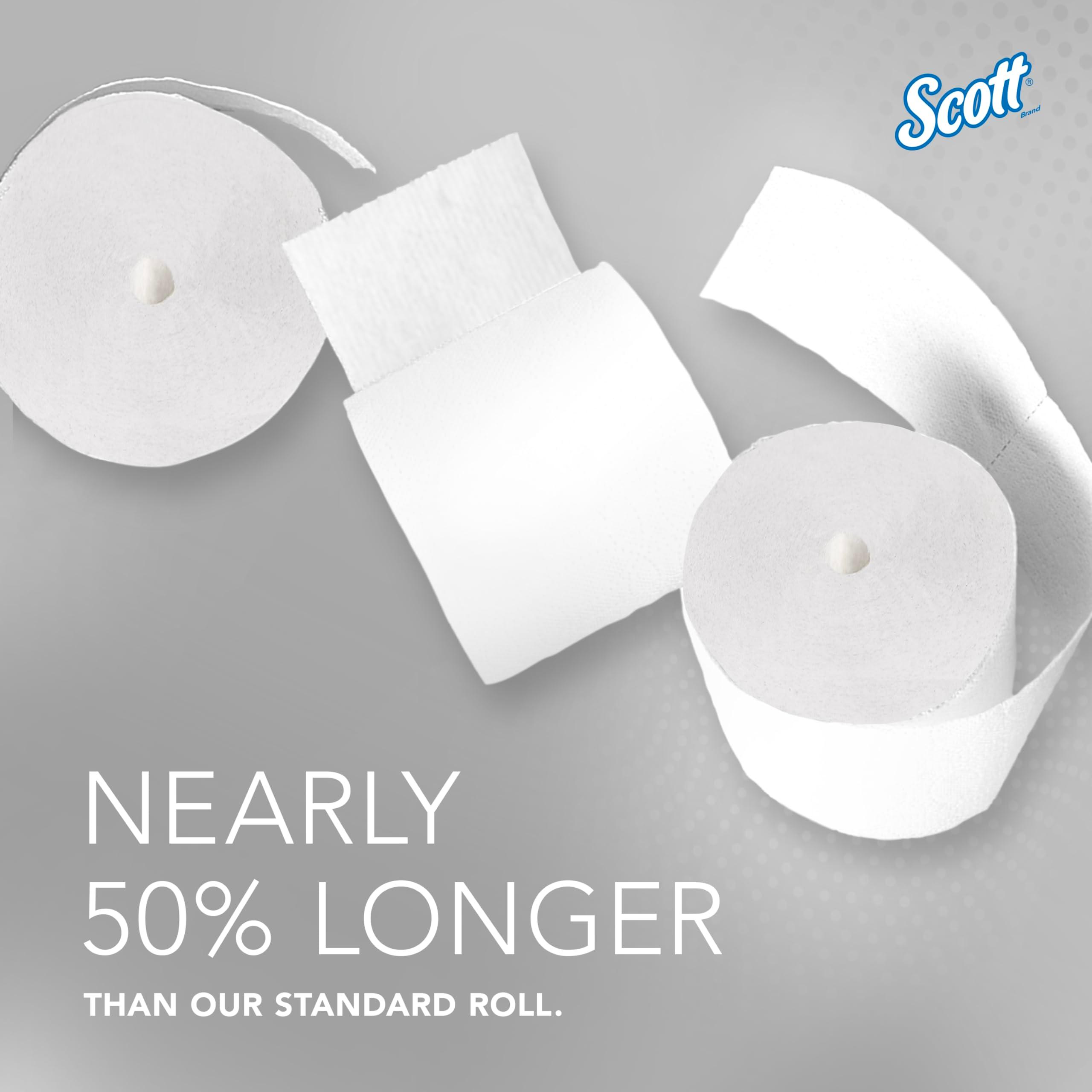 Scott® Essential Coreless High-Capacity Standard Roll Bulk Toilet Paper (04007), 2-Ply, White (1,000 Sheets/Roll, 36 Rolls/Case, 36,000 Sheets/Case) - Image 7
