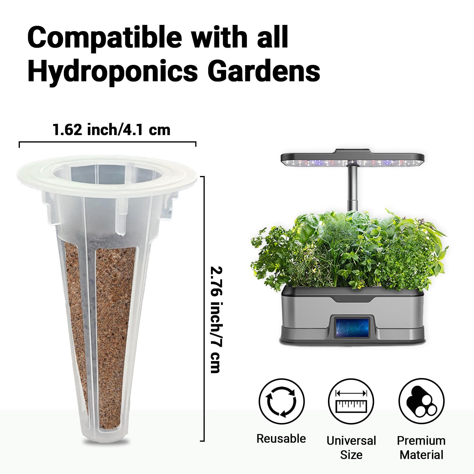 Salad Seed Pods, Grow Anything Kit for All Hydroponics Growing Systems, 8 Pods with 600+ Seeds of Red Cherry Tomato, Butter Head, Romaine, Spinach, Mini Cucumber and Radish - Image 2